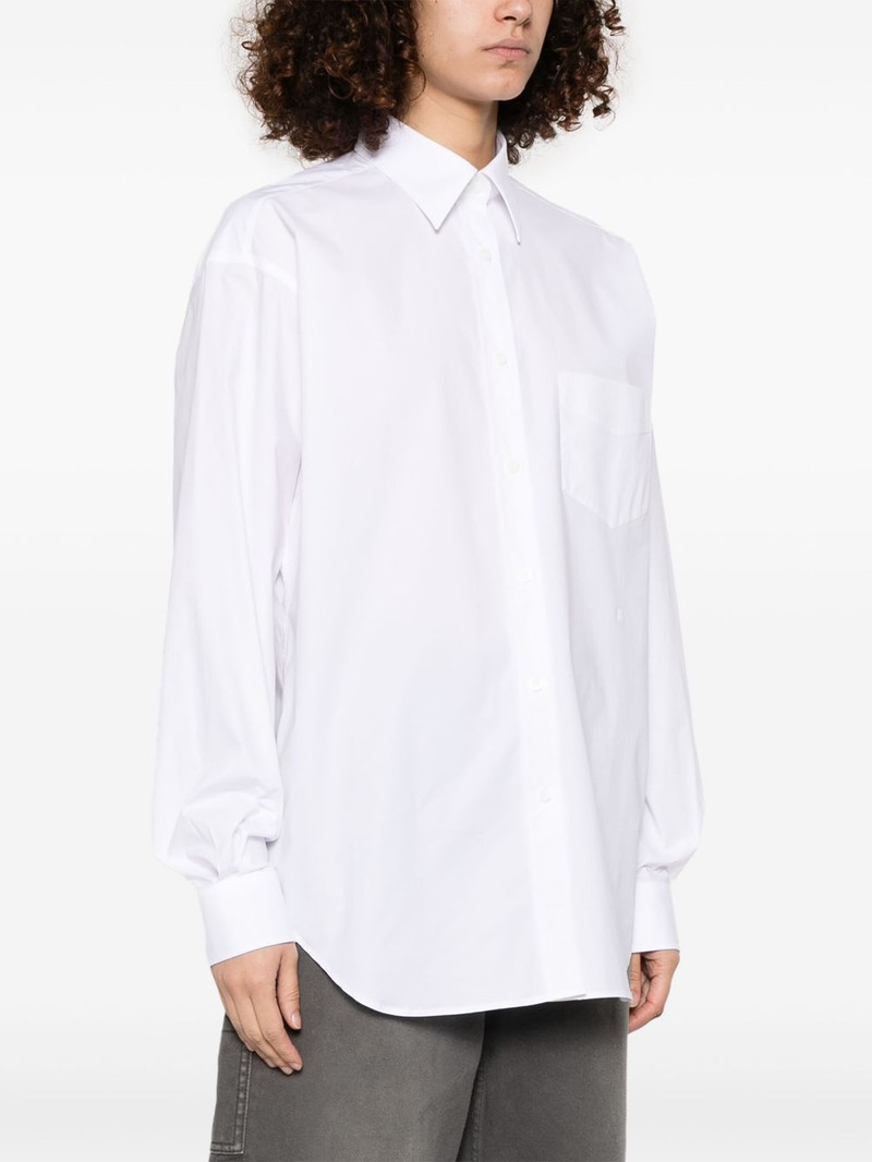 logo-embroidered shirt 3