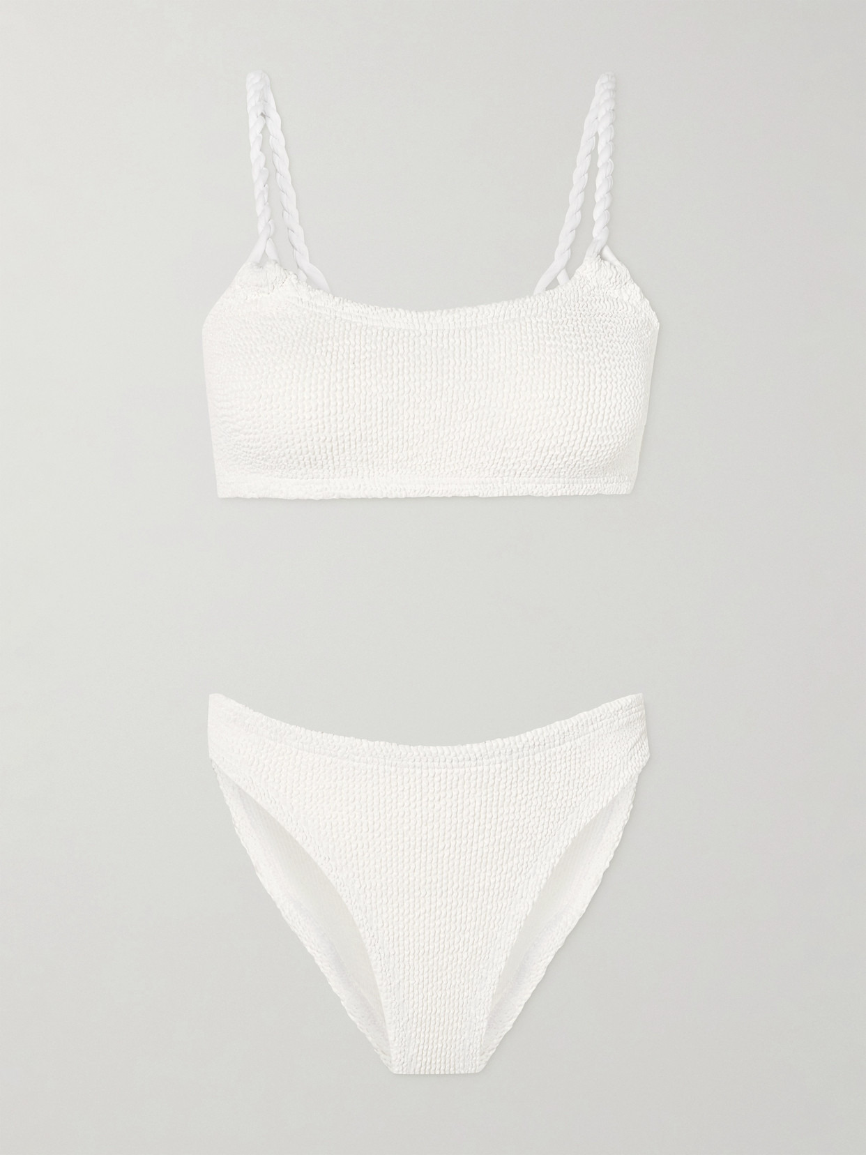 Phoebe Twisted Seersucker Bikini - 1