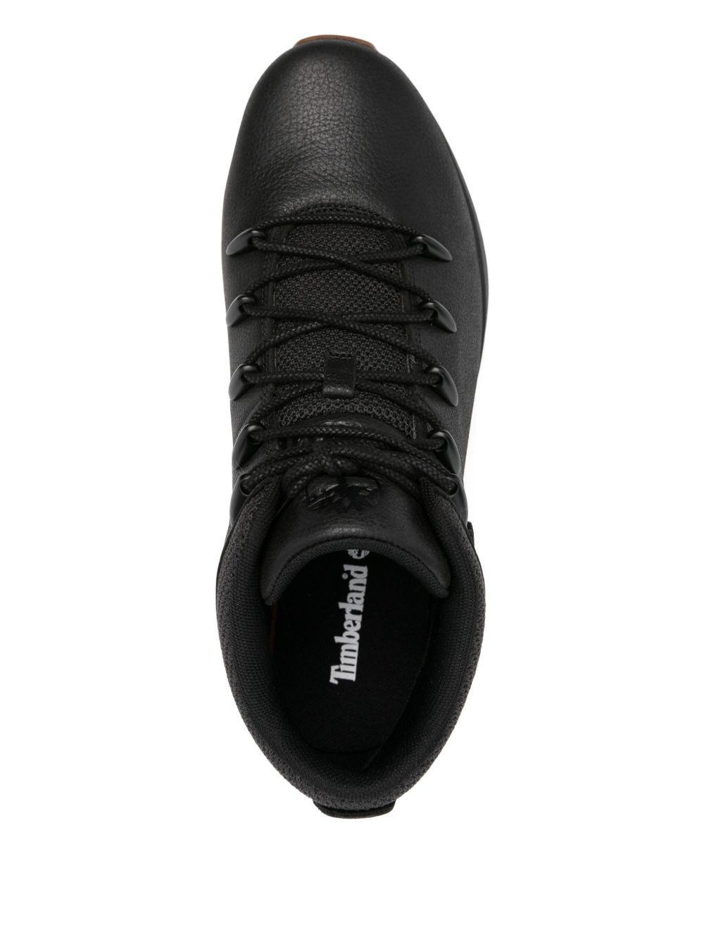 leather lace-up boots - 4
