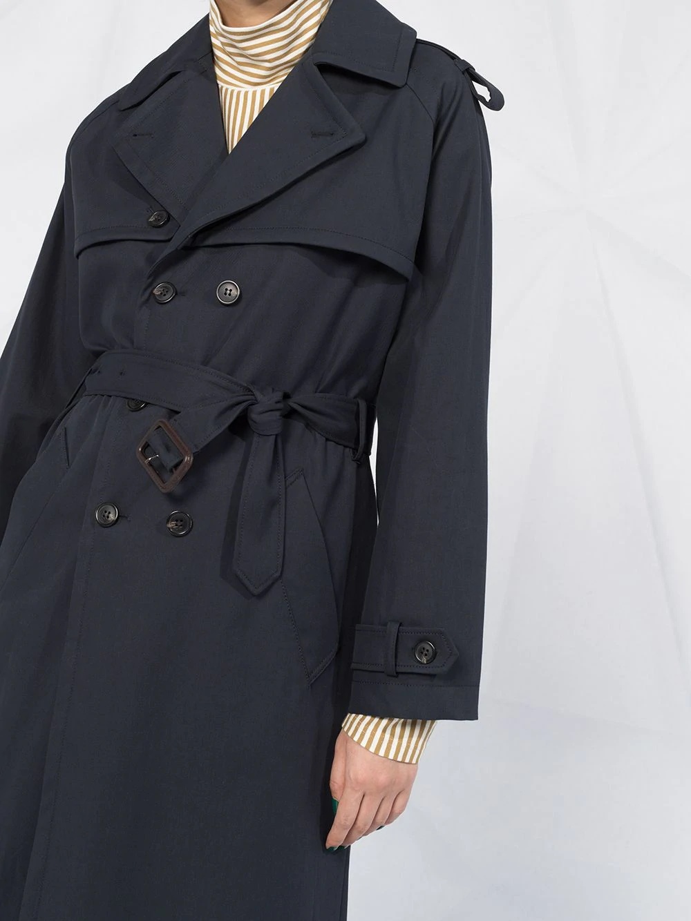 Simone double-breasted trench coat - 3