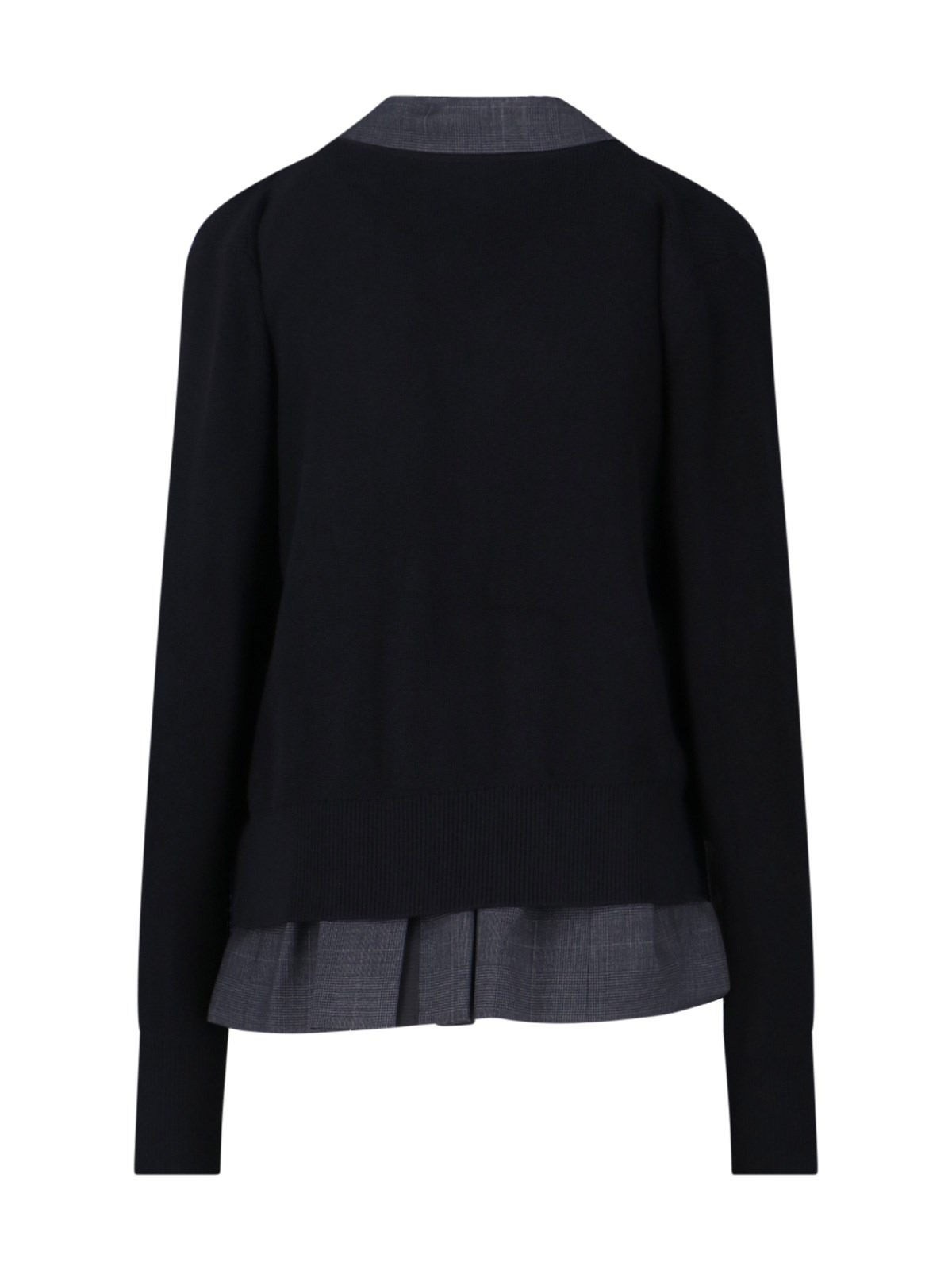 DOUBLE LAYER CARDIGAN - 2