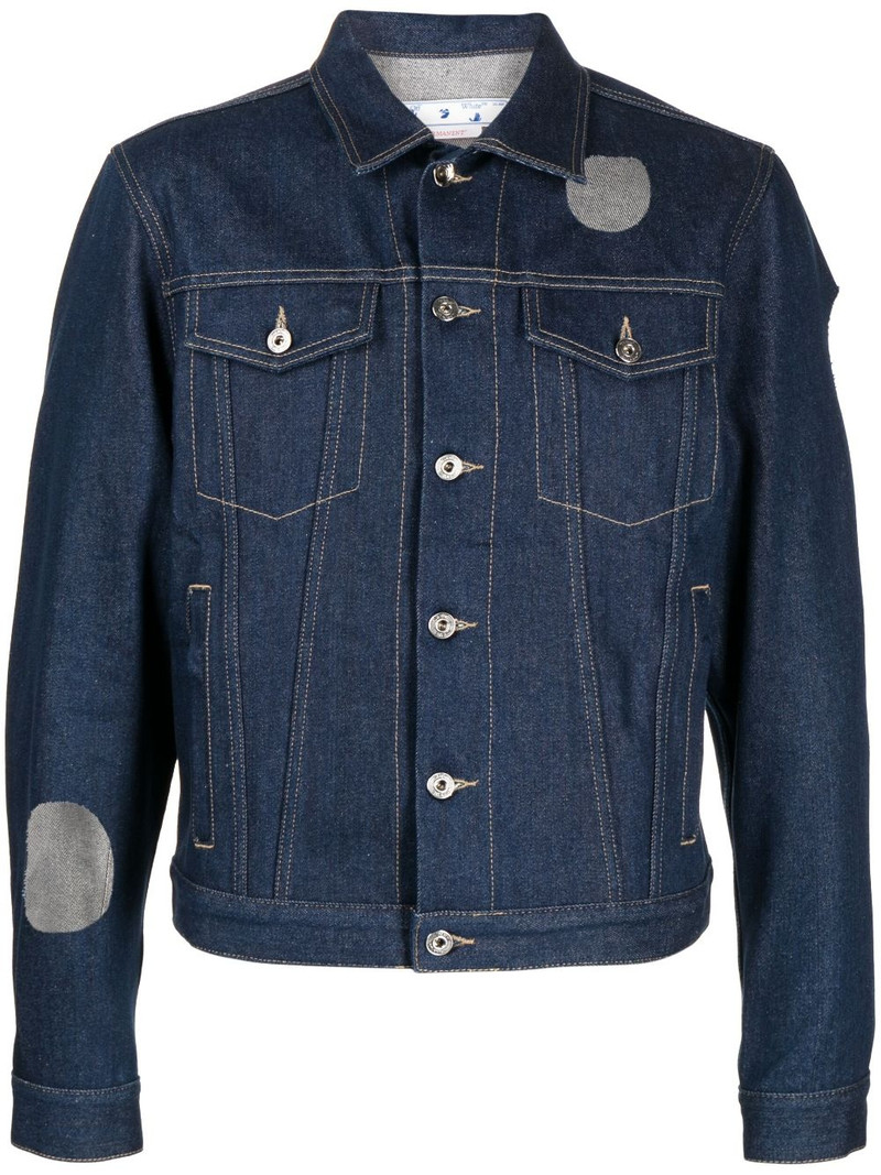 cut-out denim jacket 1