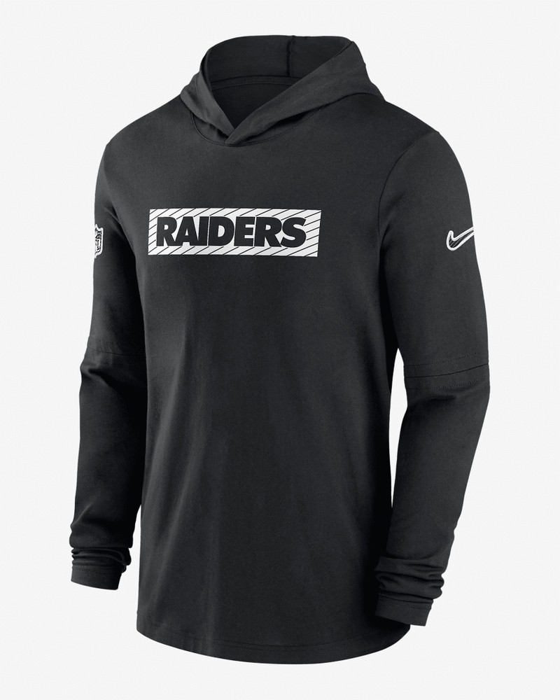 Las Vegas Raiders Sideline Men's Nike Dri-FIT NFL Long-Sleeve Hooded Top 1