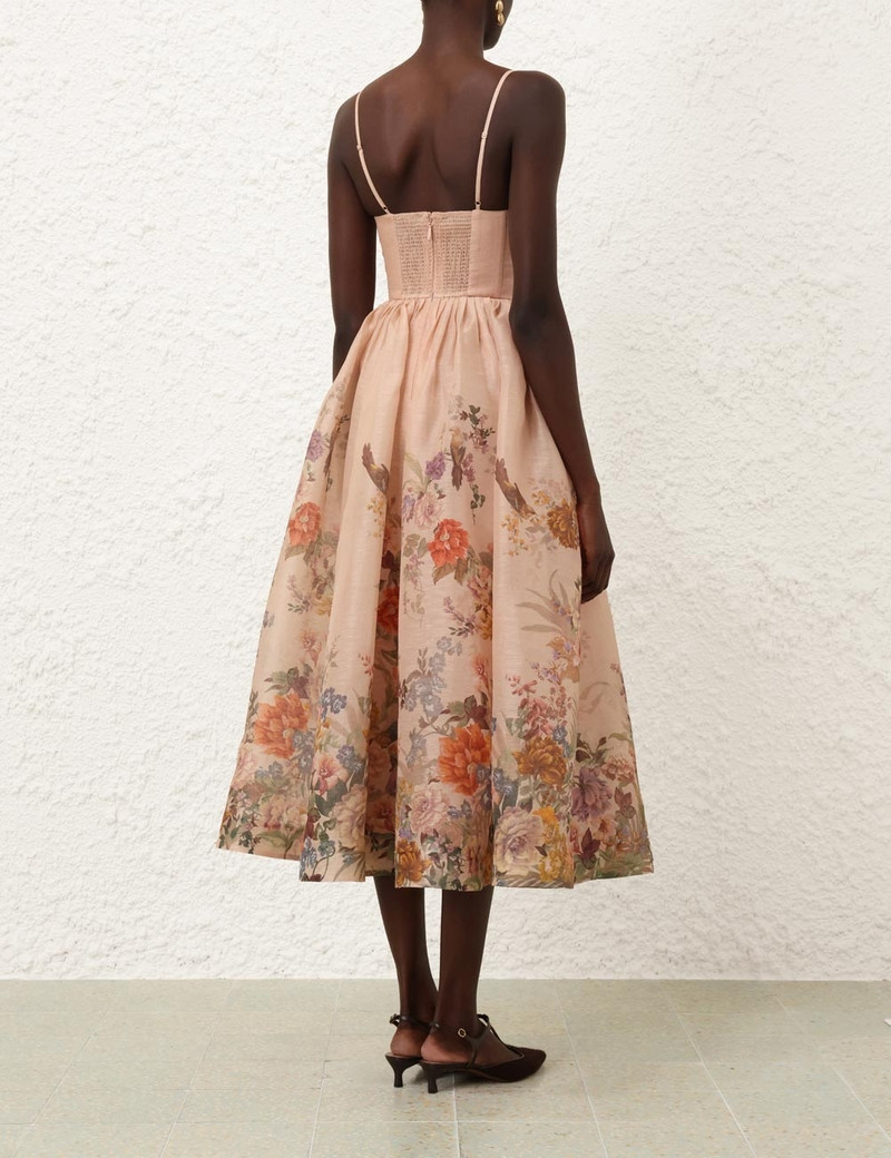 PAVILION V NECK MIDI DRESS 4
