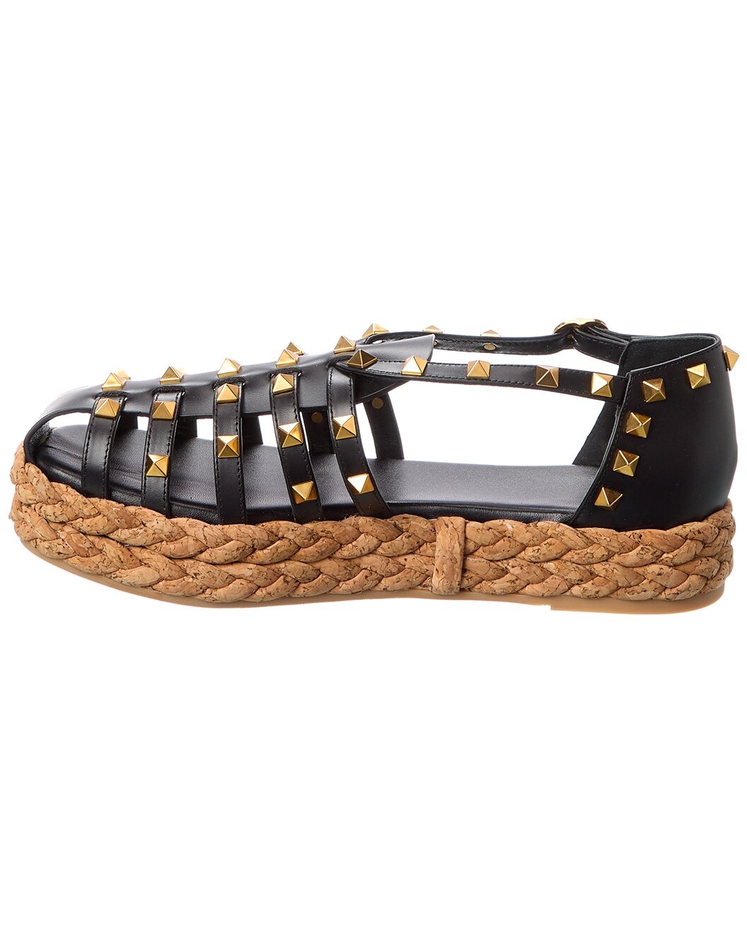 Valentino Rockstud 30 Leather Platform Sandal - 2