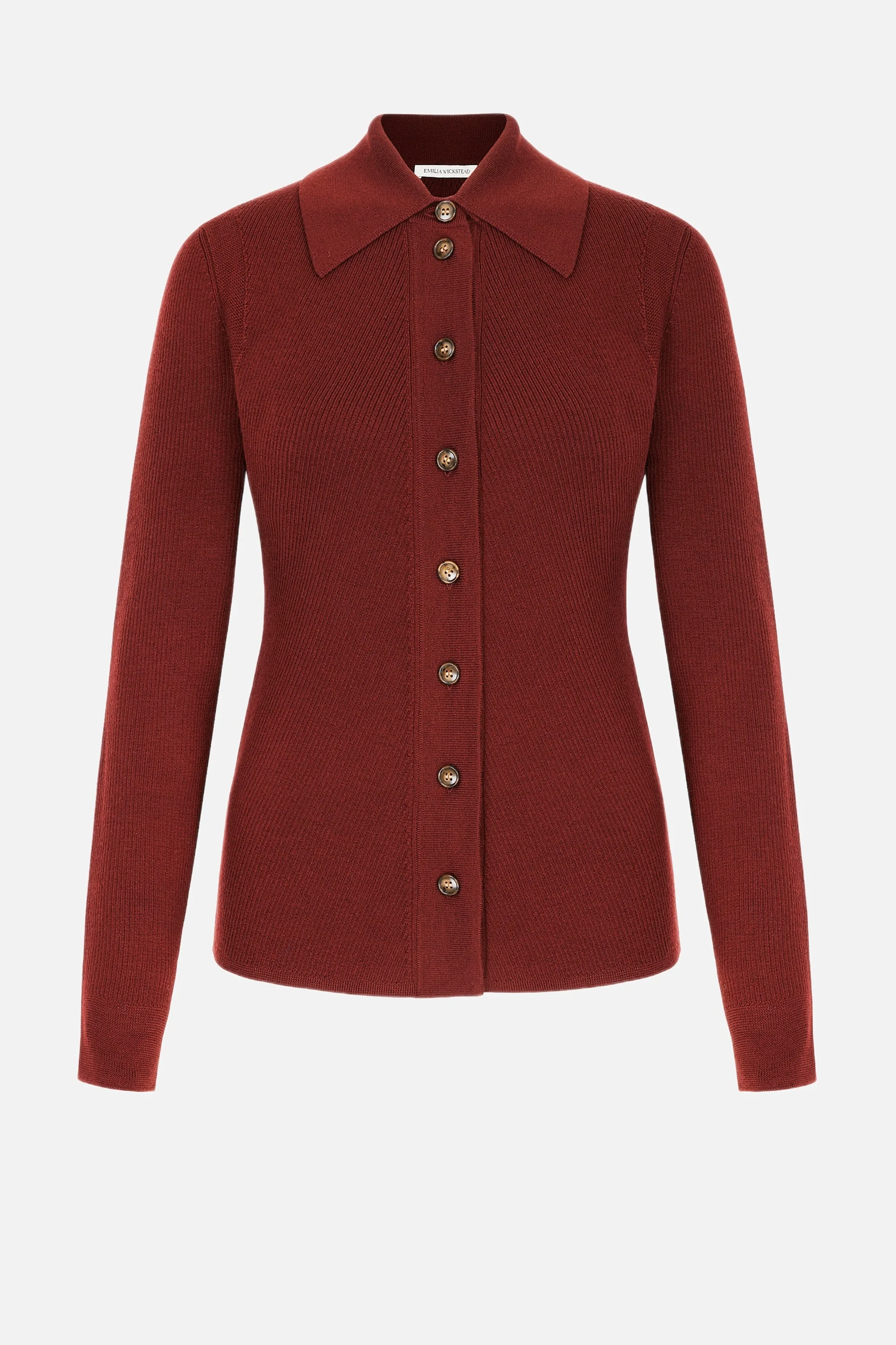 Reno Knit in Chestnut Brown Cashfeel - 1