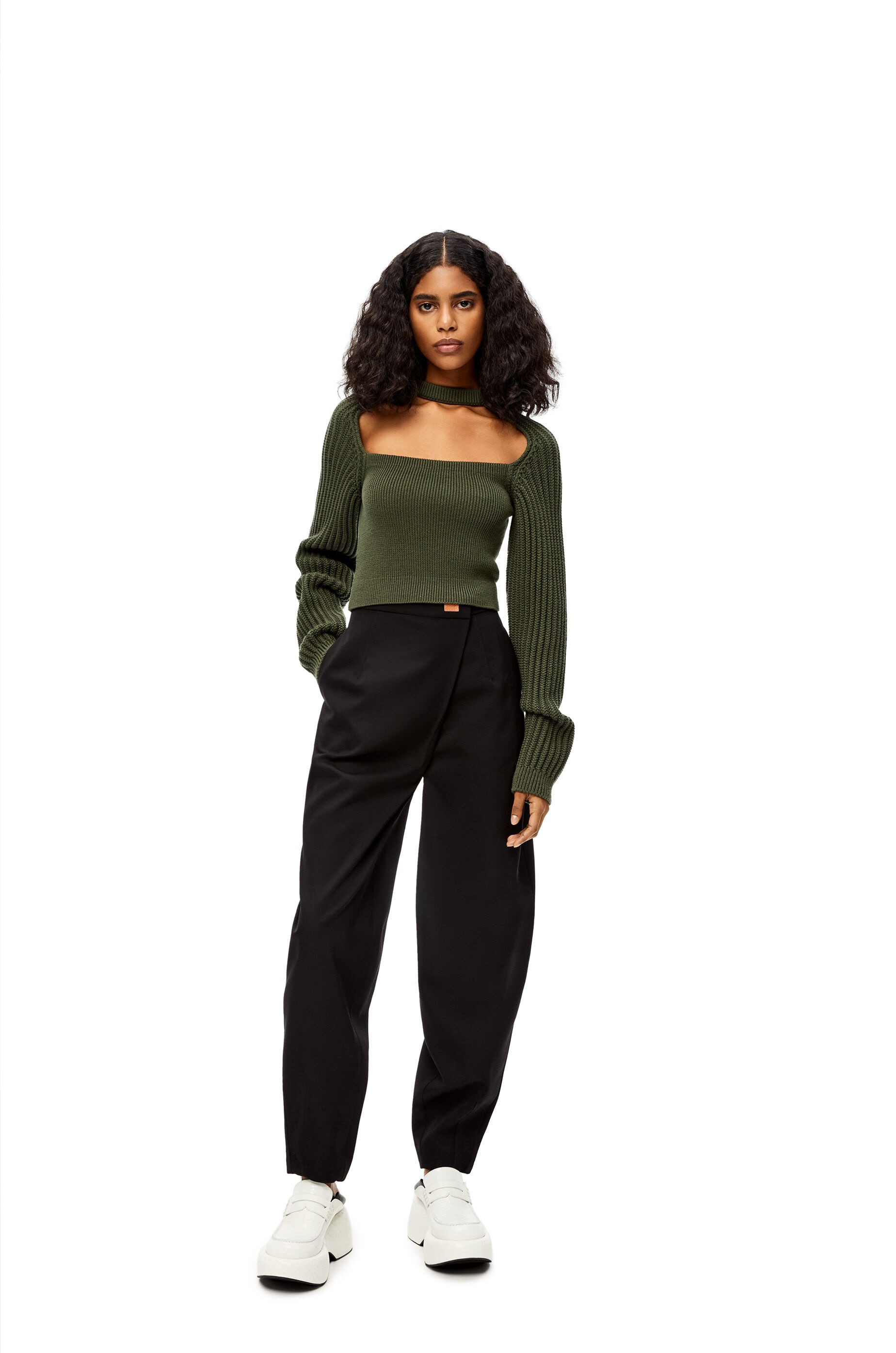 Carrot trousers in wool - 2