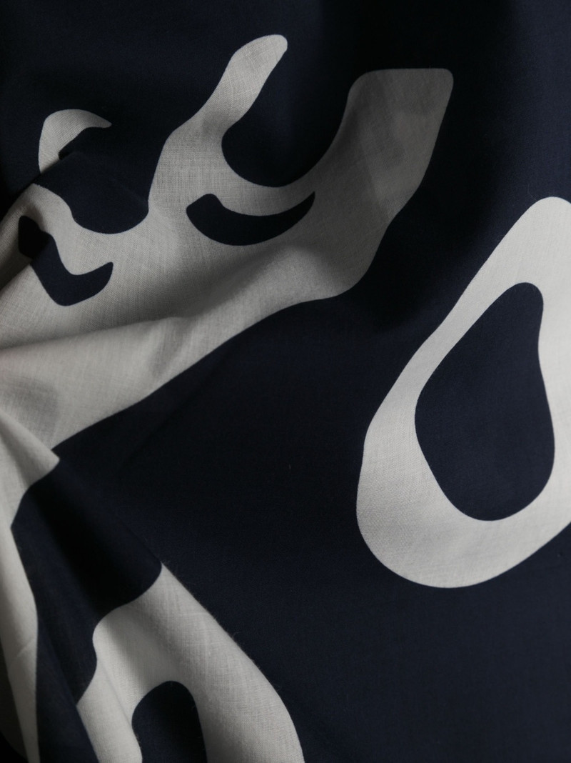 logo-stamp printed bandana scarf 3