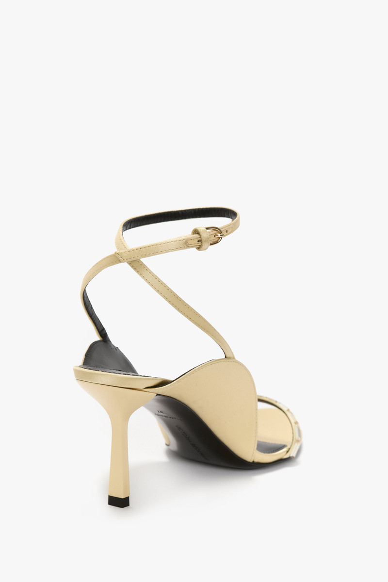 Victoria Embellished Stiletto Sandal 75 In Sand Satin 3