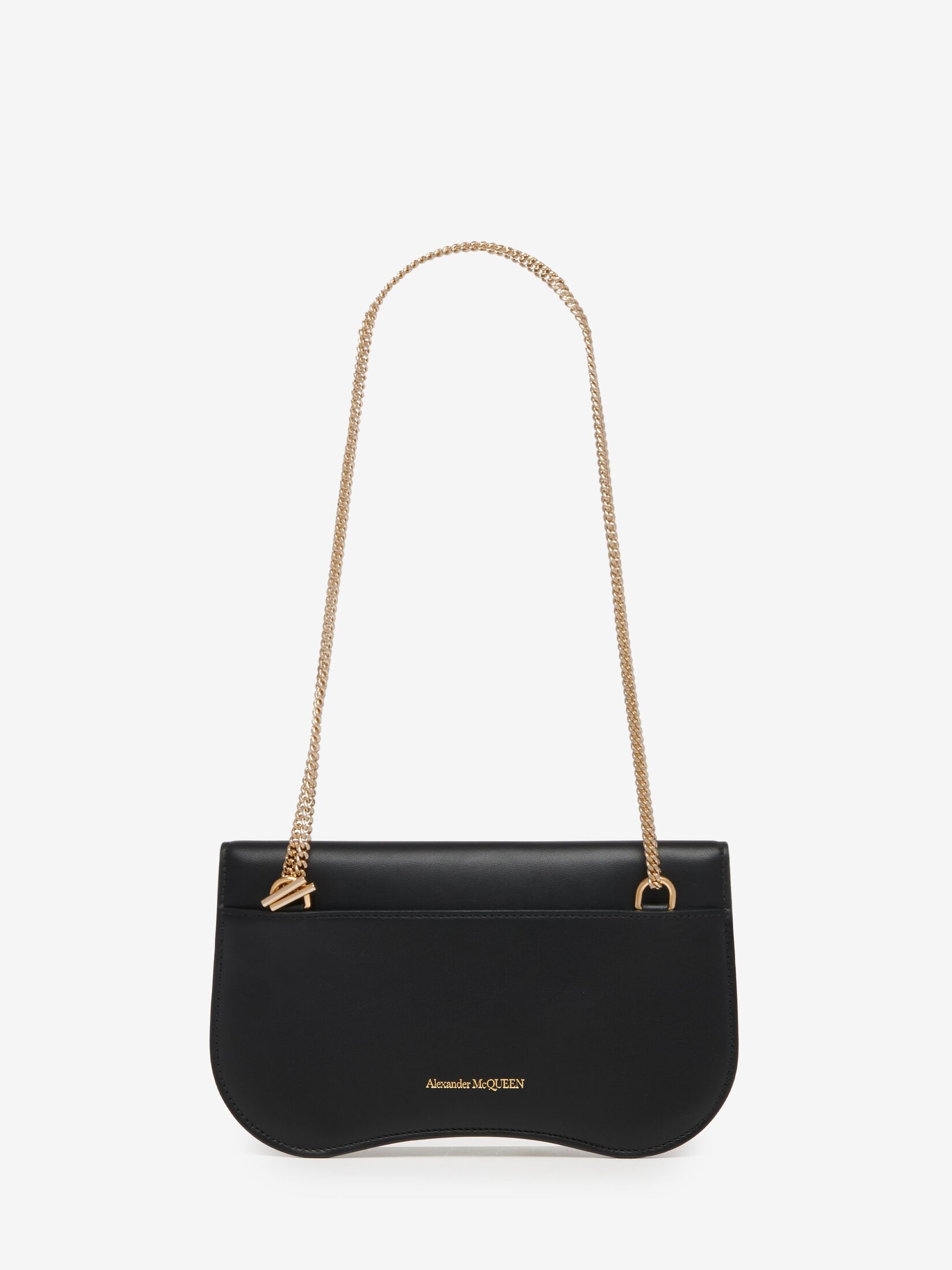 Women's The Seal Phone Mini Bag With Chain in Black - 1