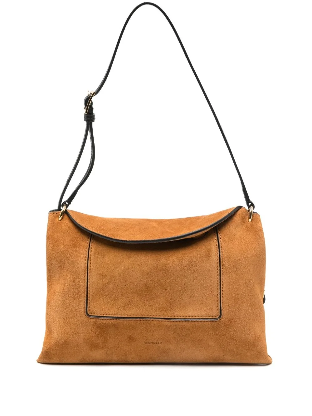 suede shoulder bag - 1