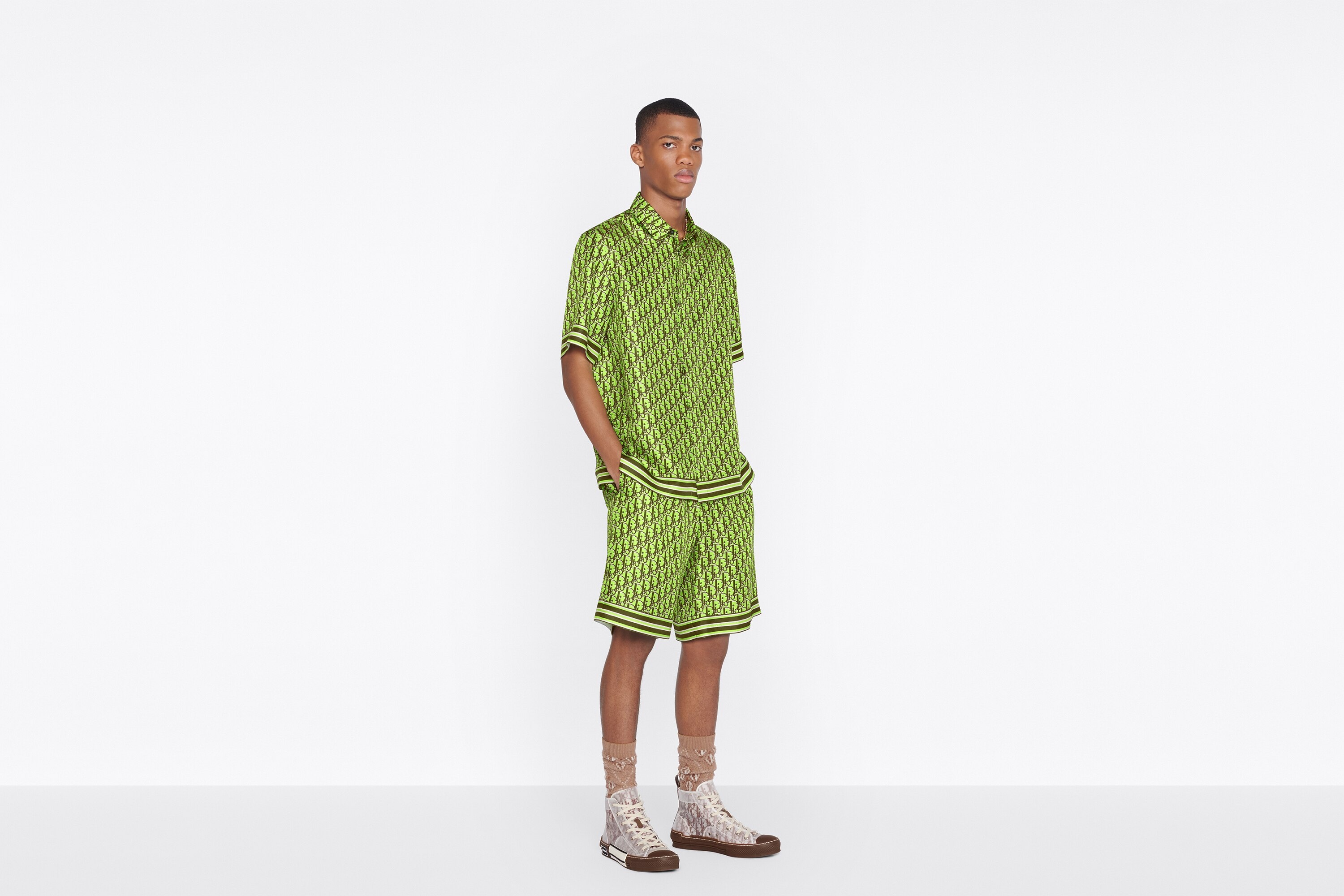 Dior Oblique Pixel Bermuda Shorts - 6