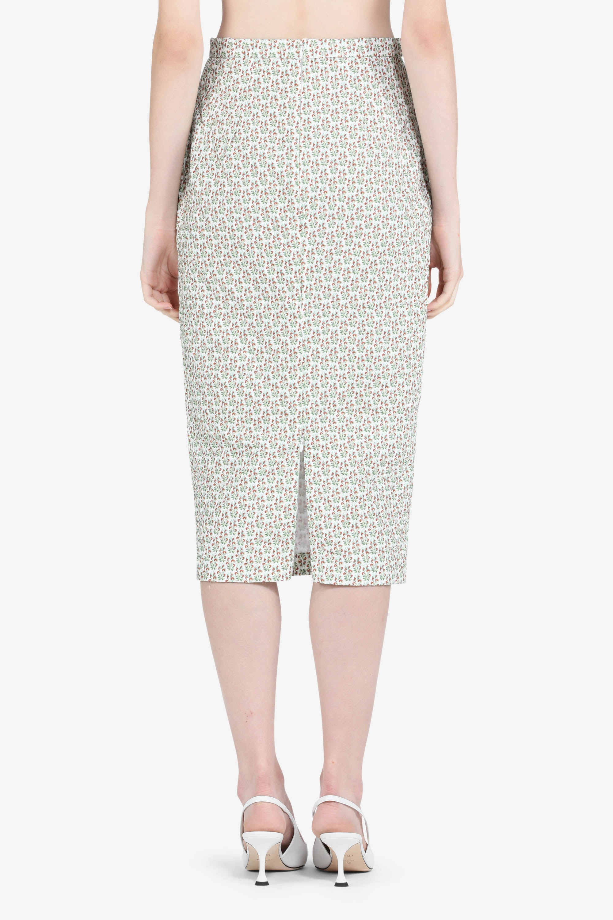 FLORAL-PRINT MIDI SKIRT - 2