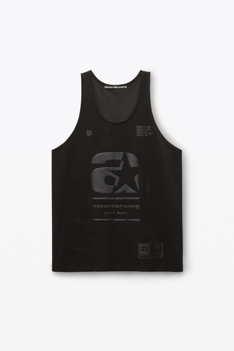 STAR TANK IN ATHLETIC MESH 1