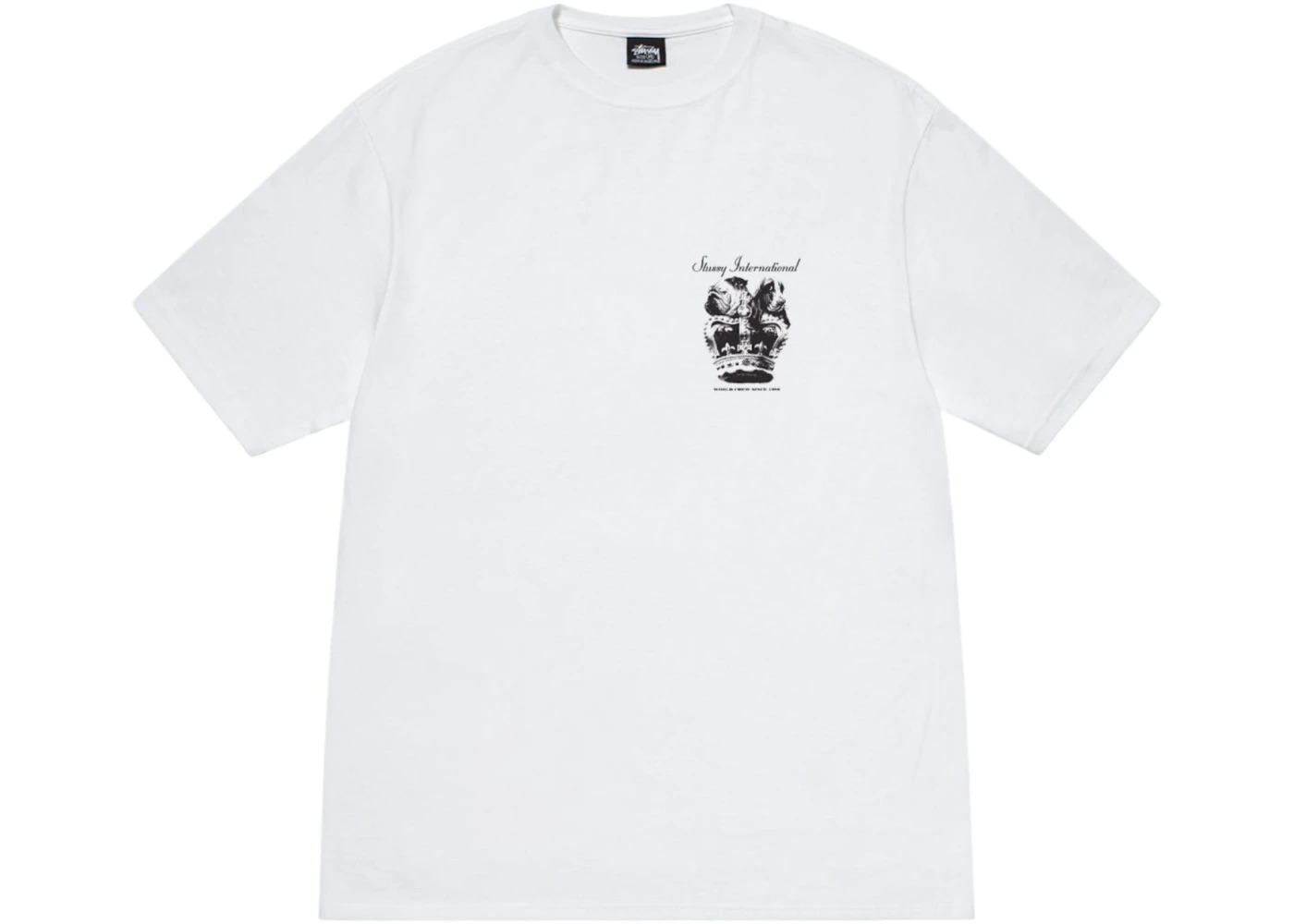 Stussy Dog Crown Tee White - 2