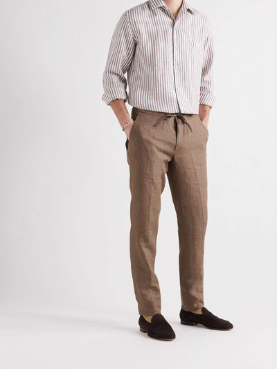 Loro Piana Slim-Fit Linen Drawstring Trousers outlook