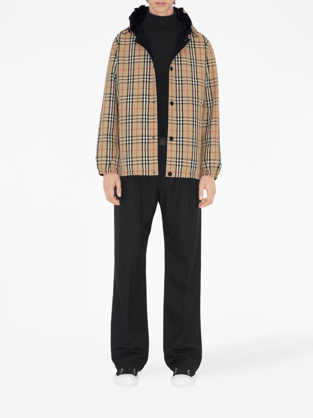 reversible check jacket - 5