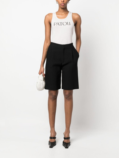 PATOU logo-print cotton vest outlook