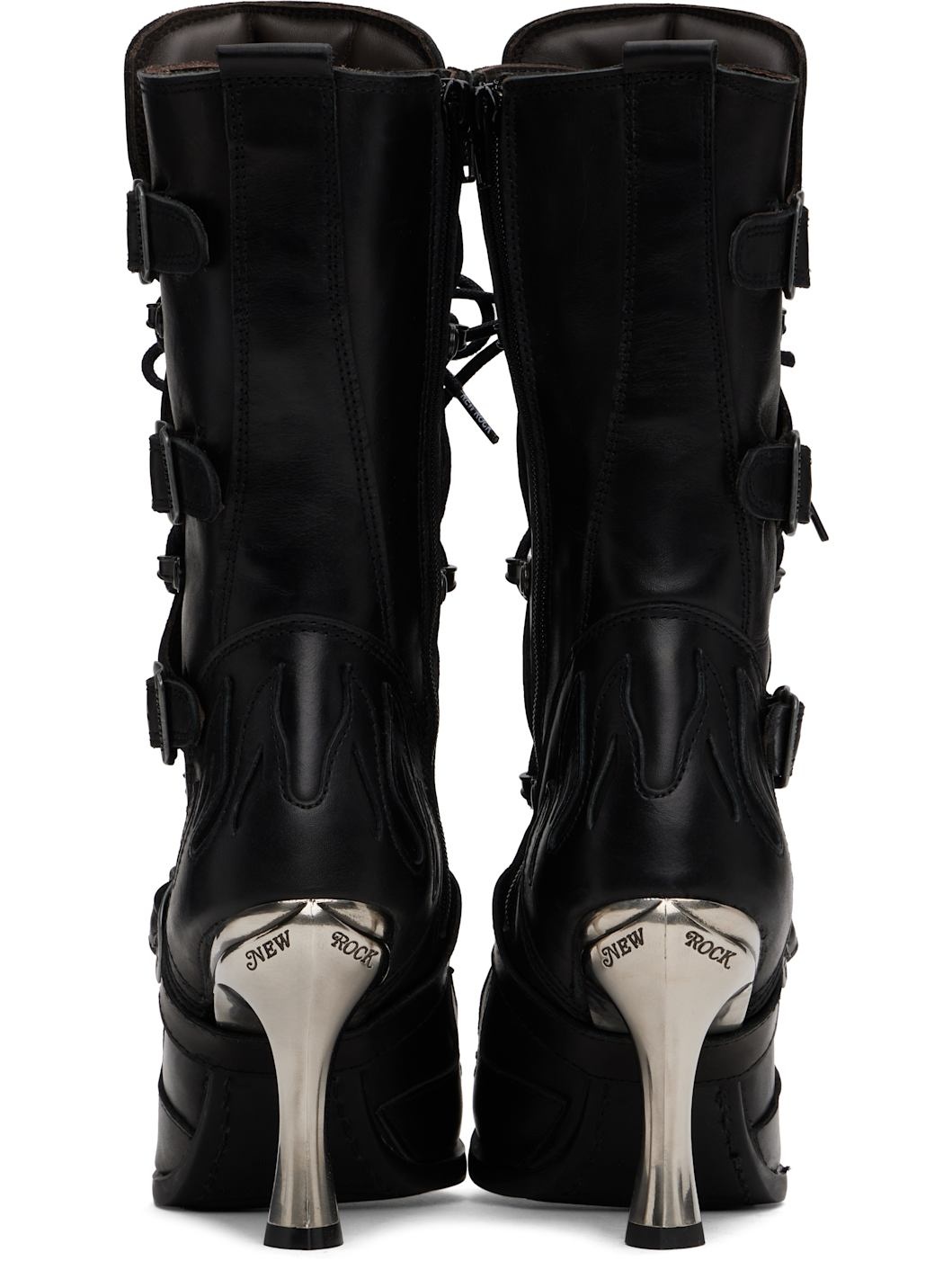 Black New Rock Edition Rockstar Boots - 2