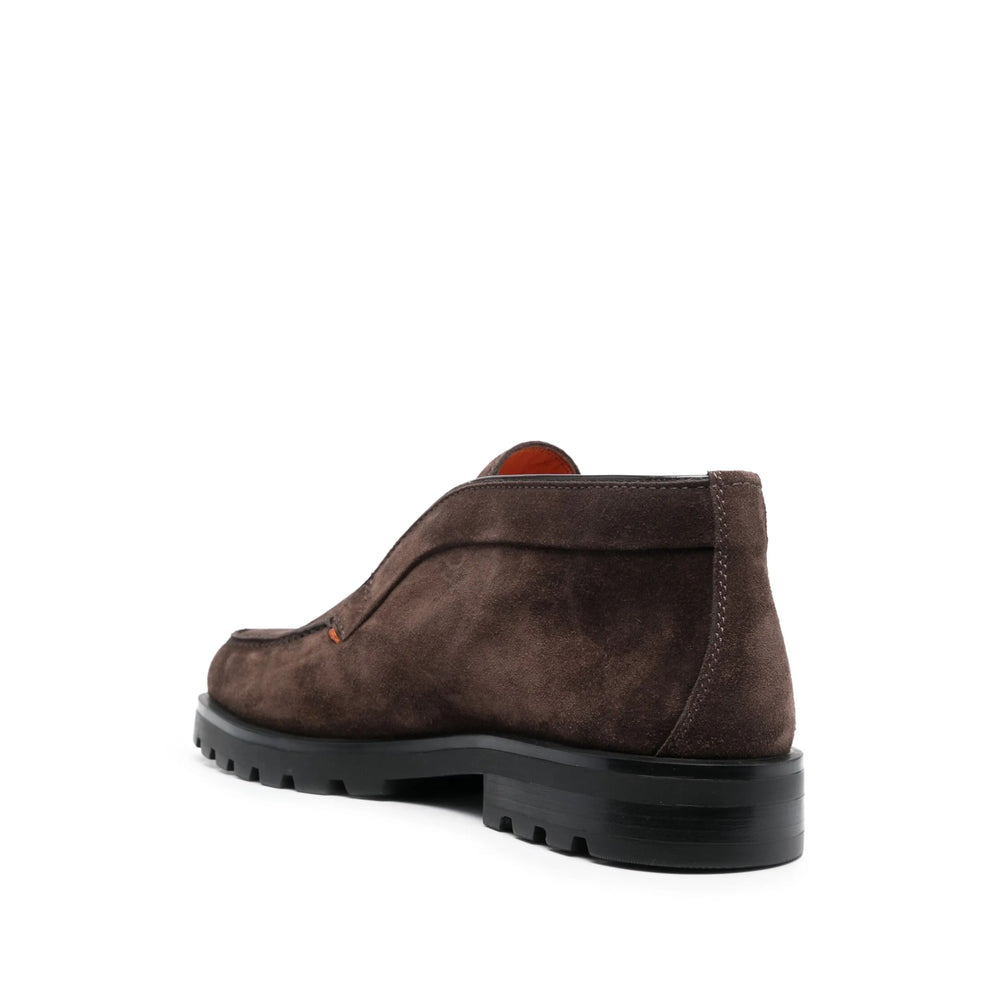 Santoni Brown Loafers Men - 2