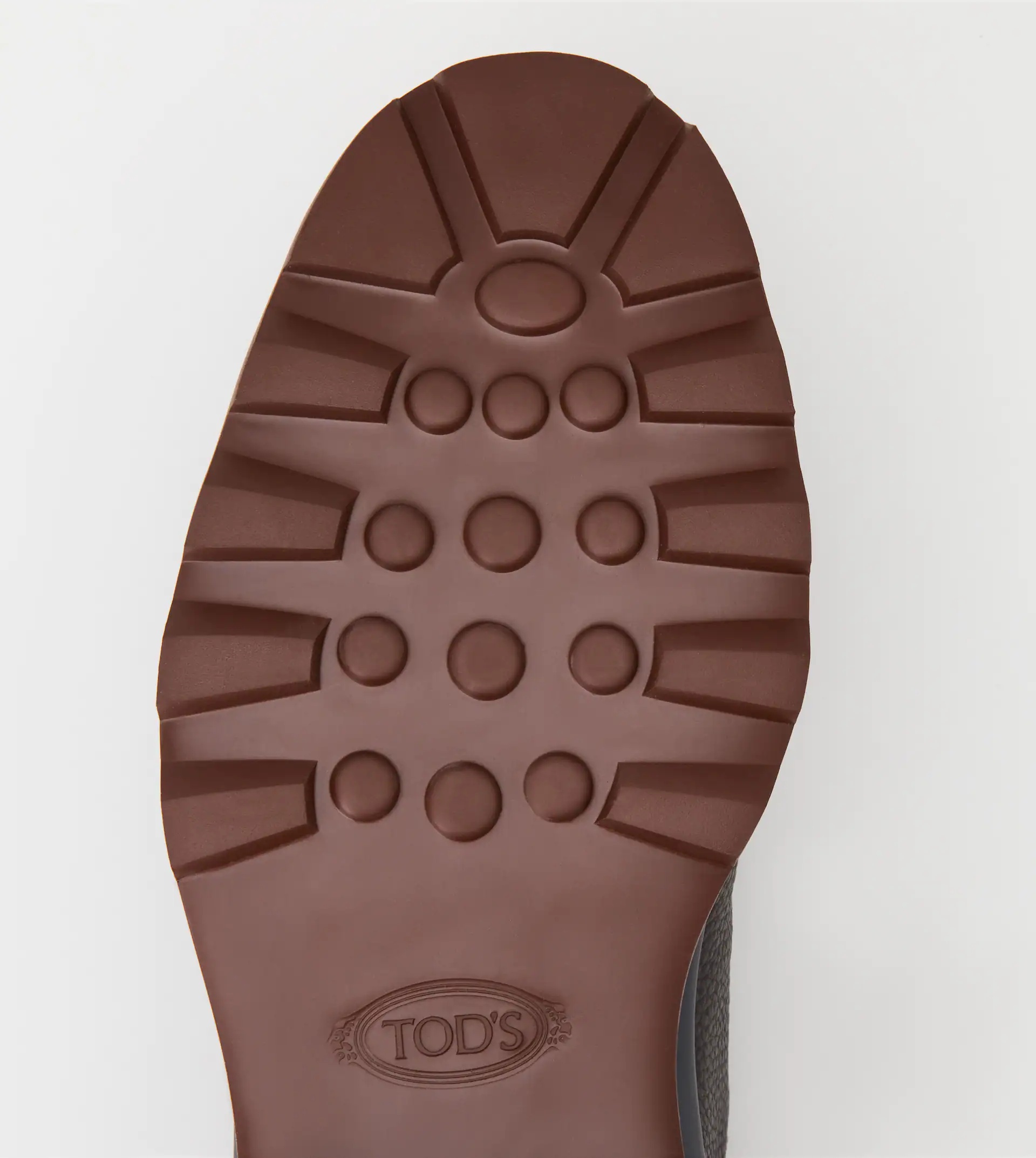 LACE-UPS IN LEATHER - BROWN - 6