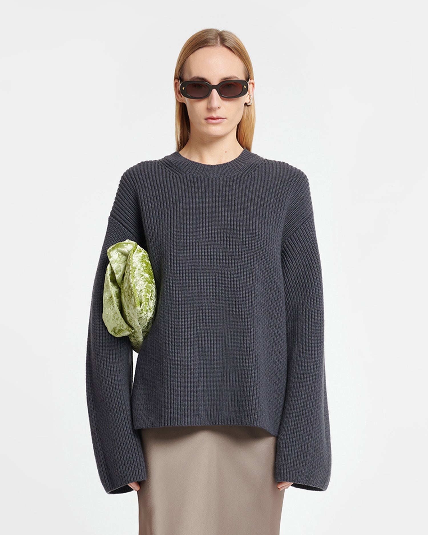 Cashmere-Blend Sweater - 1