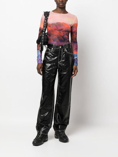 EYTYS Benz vegan-leather trousers outlook