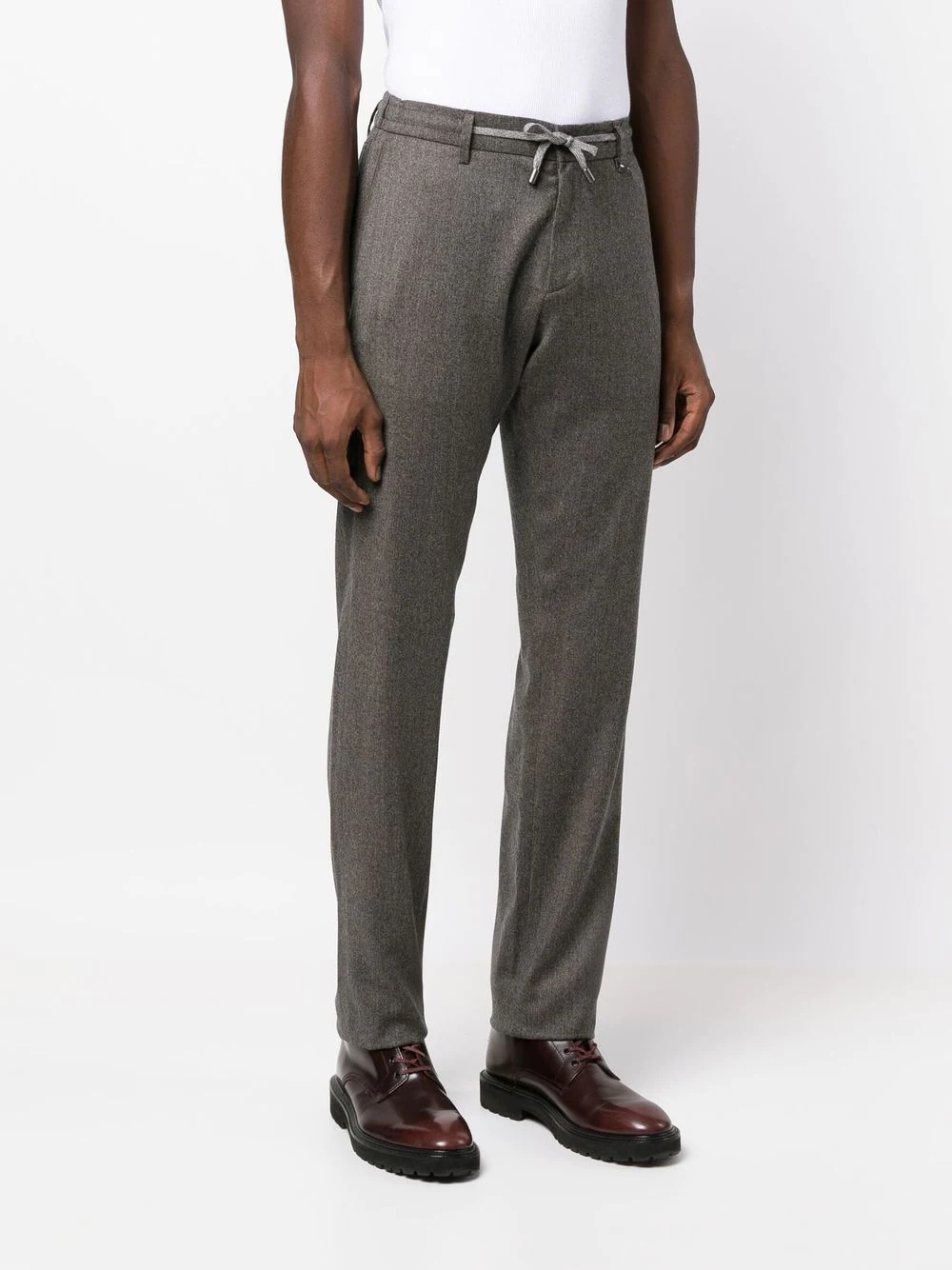 straight-leg tailored trousers - 3