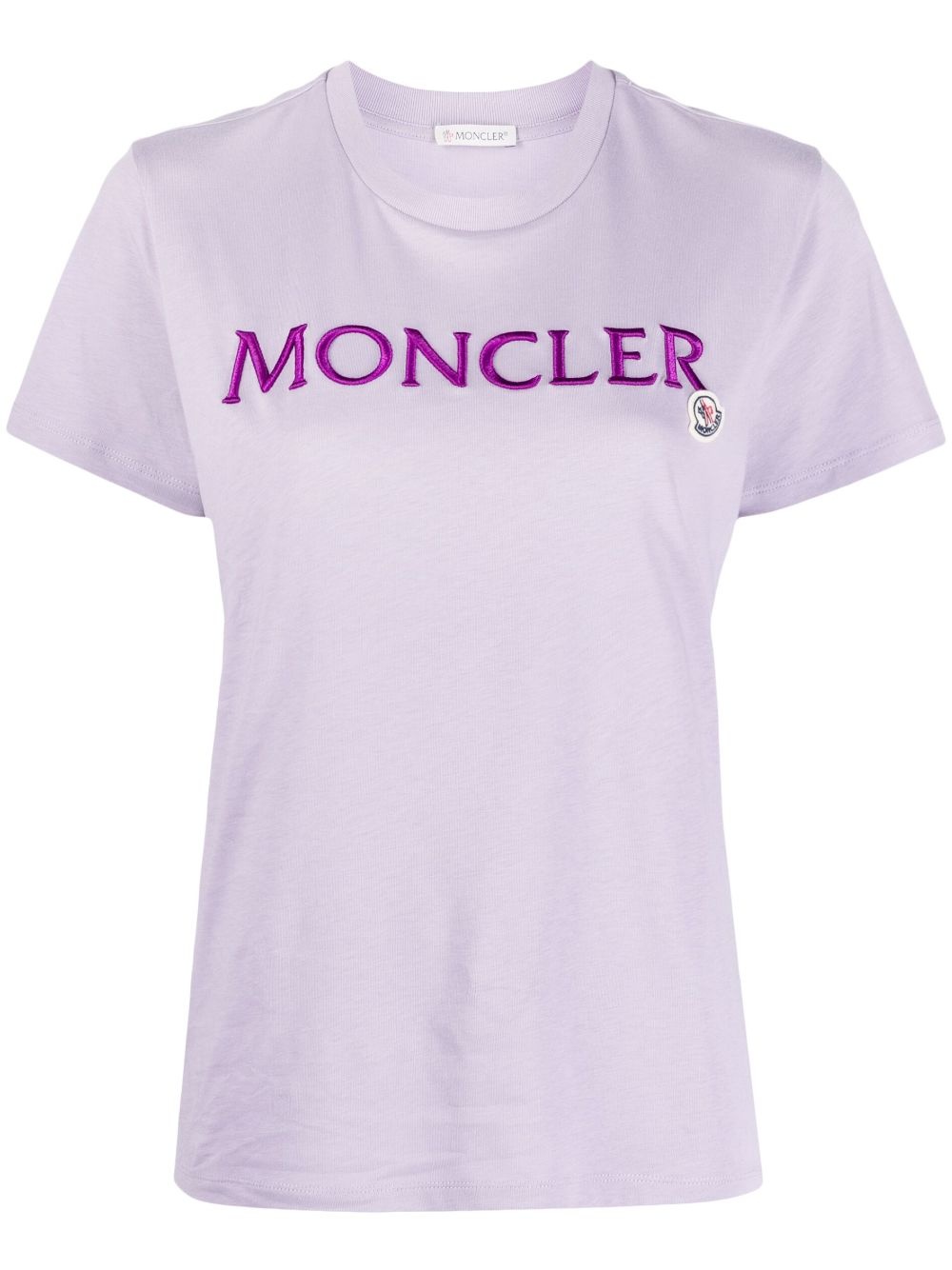 Moncler embroidered-logo cotton T-Shirt | REVERSIBLE