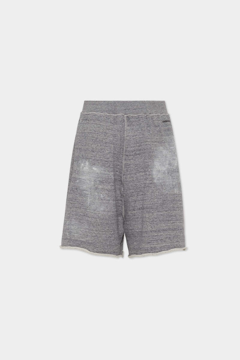 DSQUARED2 UNBRUSHED MELANGE FLEECE SHORT PANTS outlook
