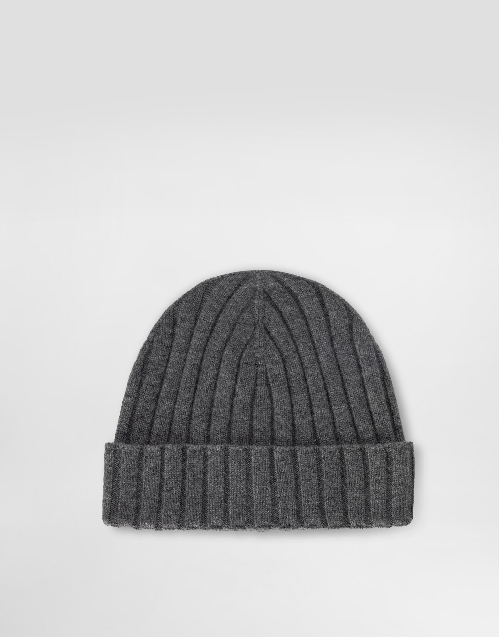 Cashmere flat rib hat - 2