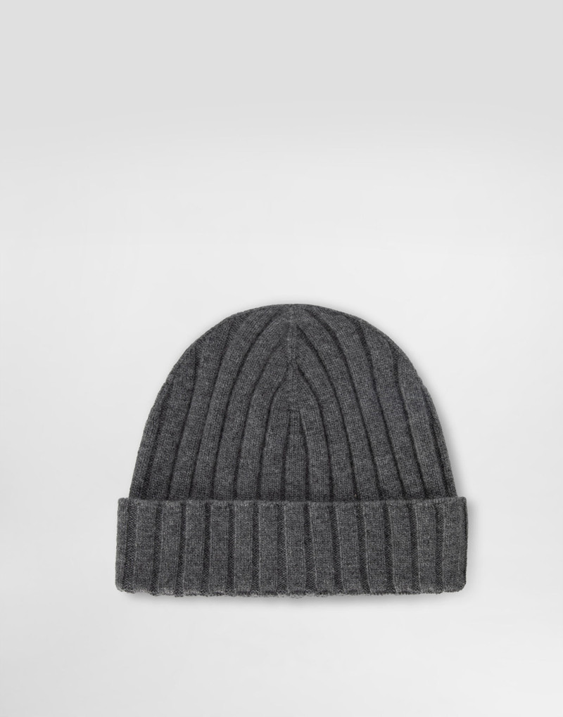 Dolce & Gabbana Cashmere flat rib hat outlook