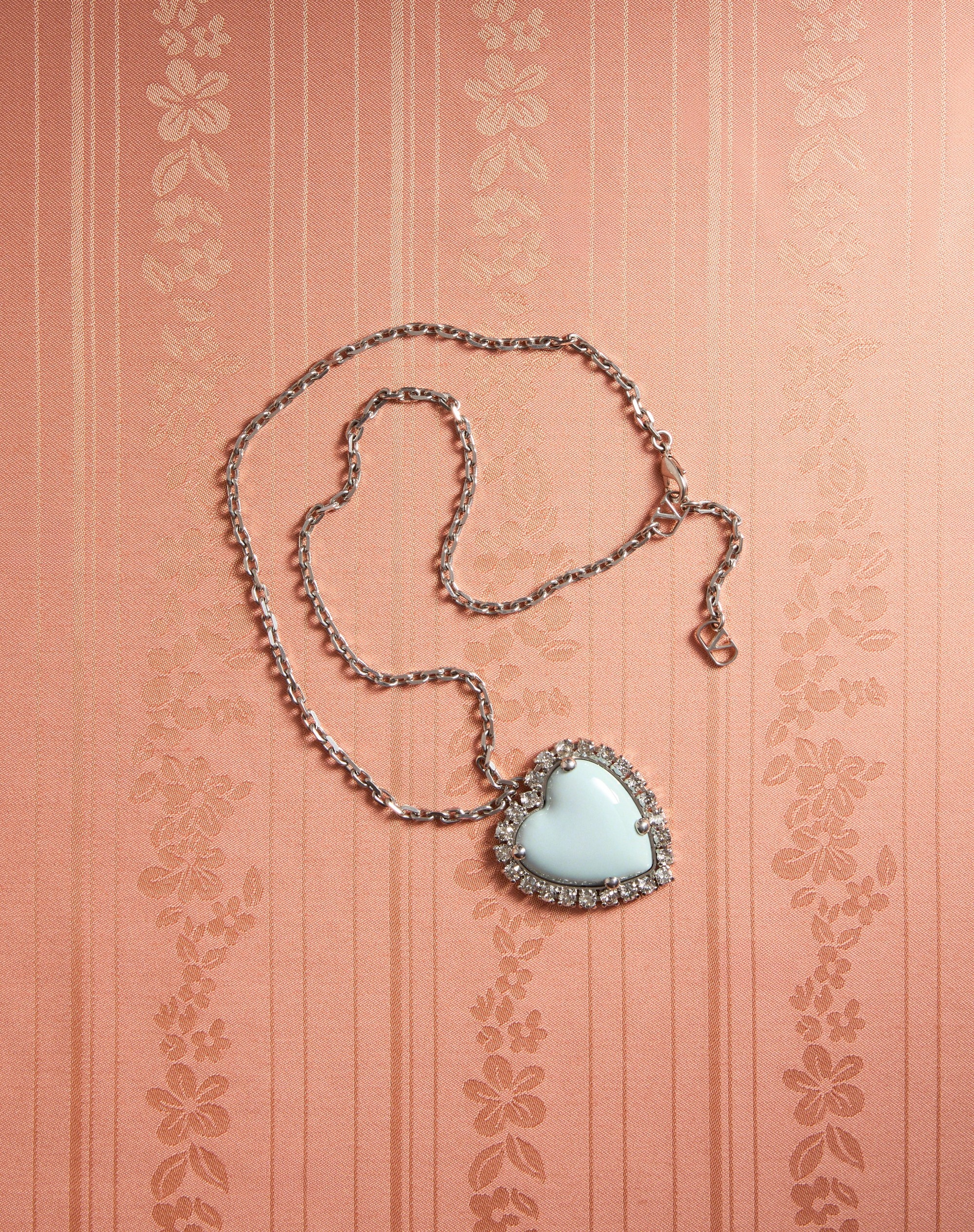 COEUR HYPERBOLE NECKLACE IN METAL, RESIN AND SWAROVSKI® CRYSTALS - 5
