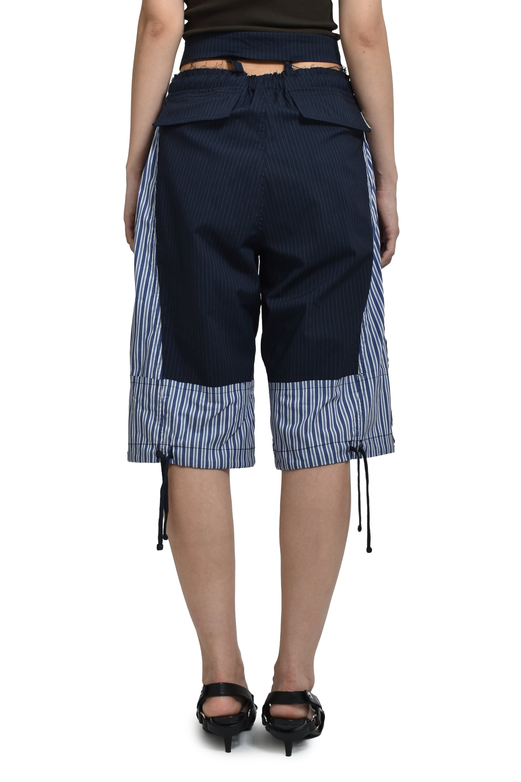 BAGGY CARGO SHORTS / BLU - 2