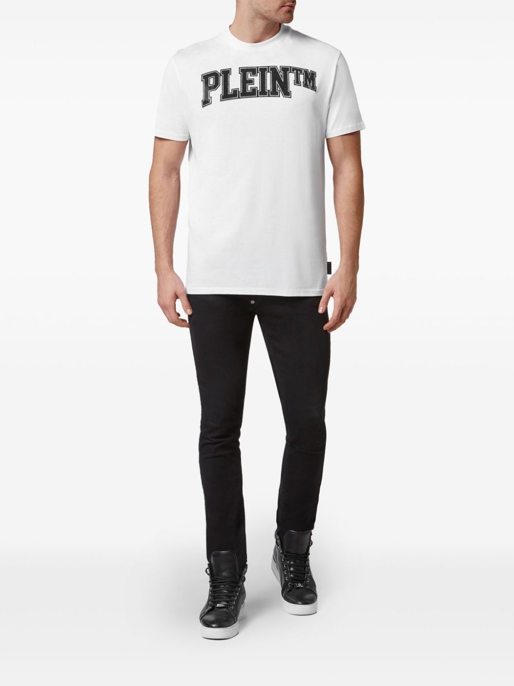 logo-embellished T-shirt - 2