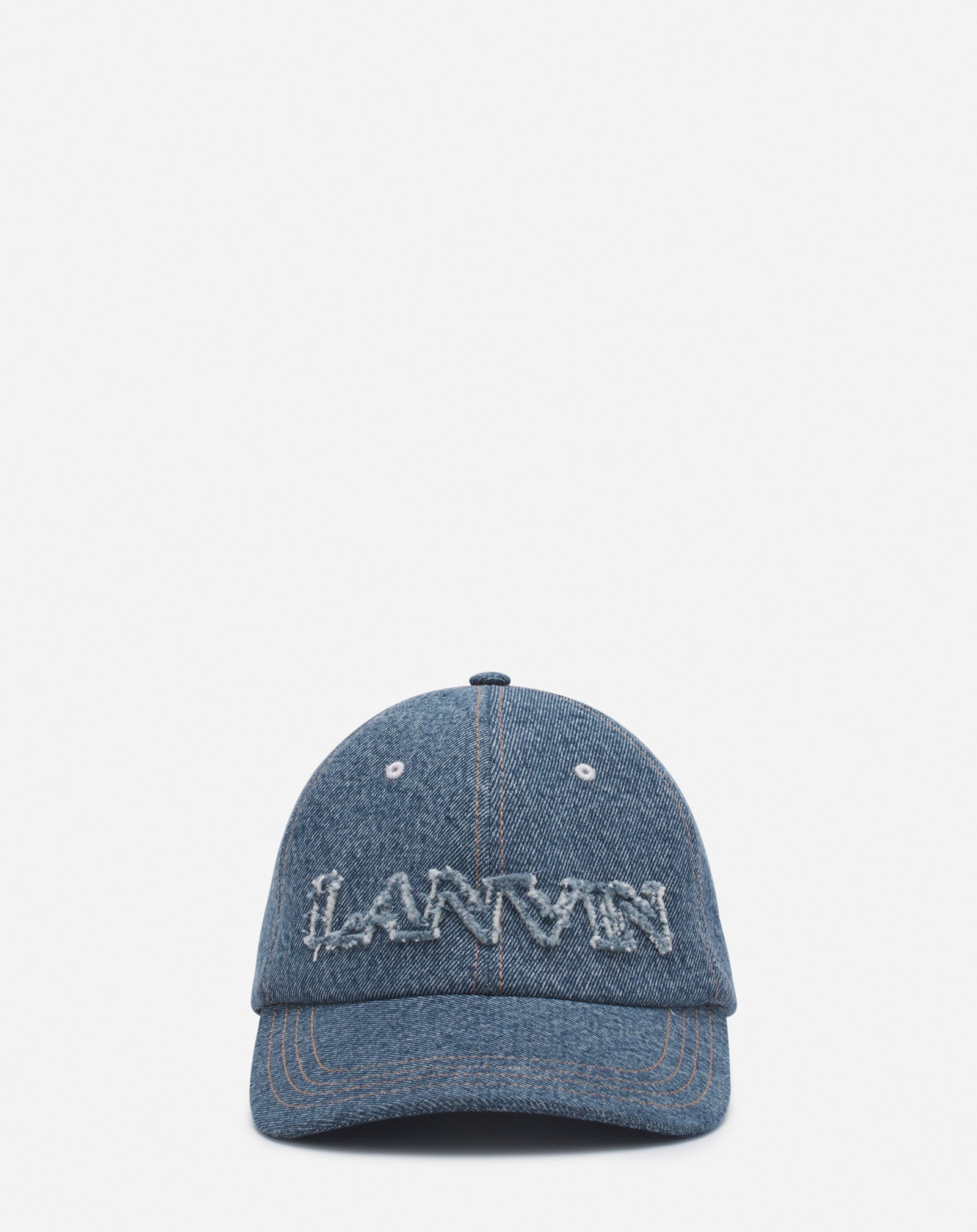 LANVIN CAP IN DENIM - 1