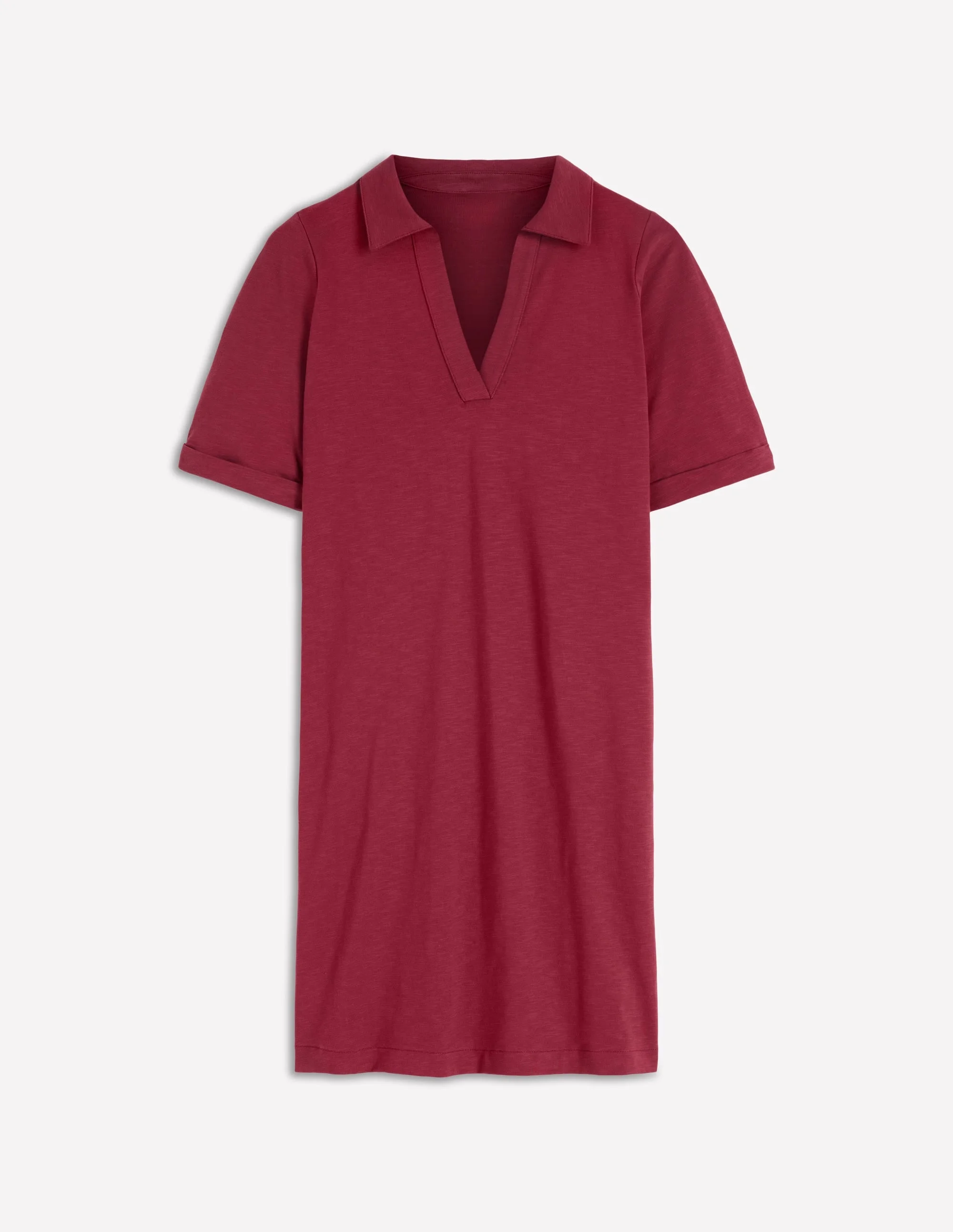 Tilda Jersey T-shirt Dress-Rich Chestnut - 1