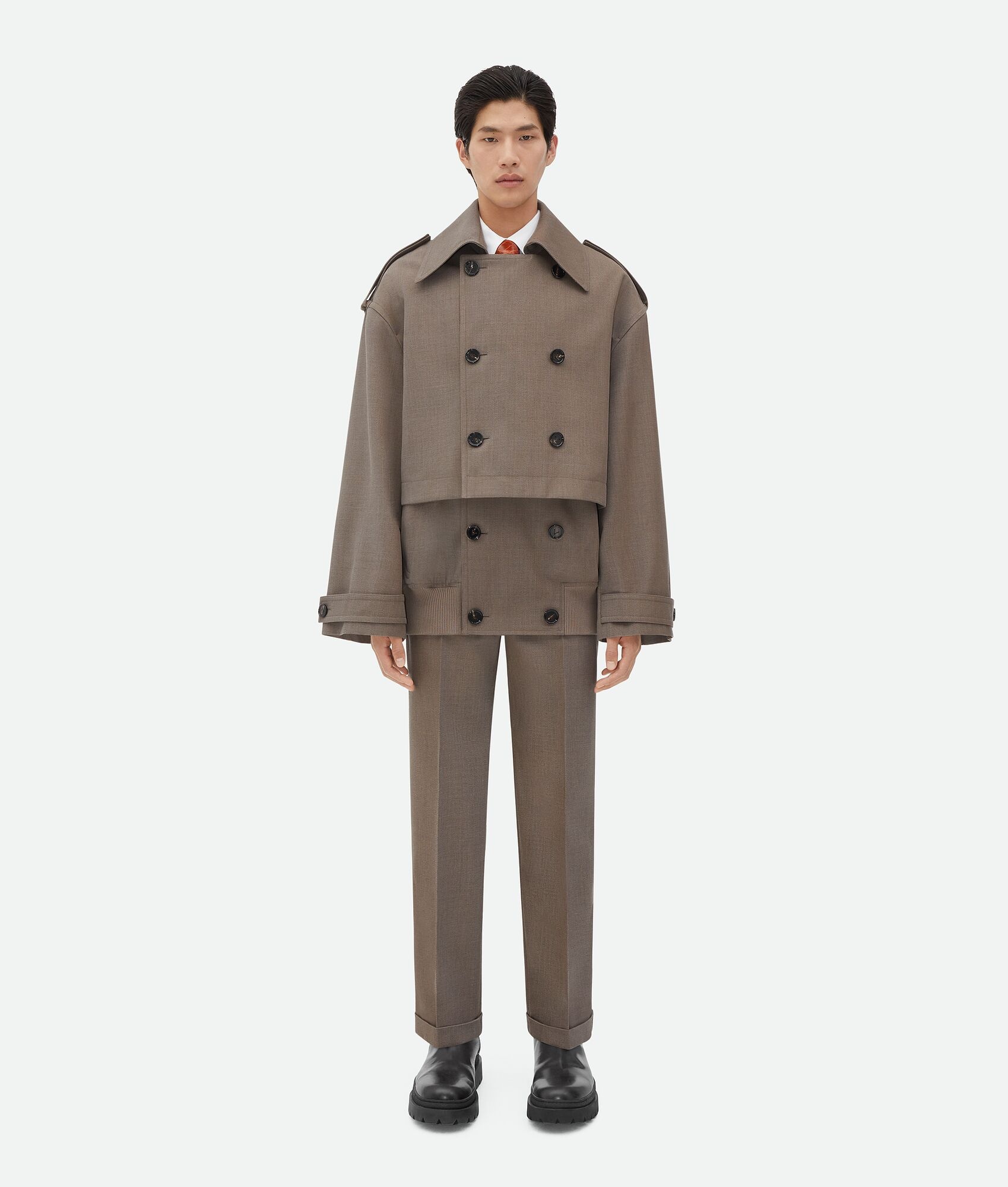 Wool Twill Trench - 4