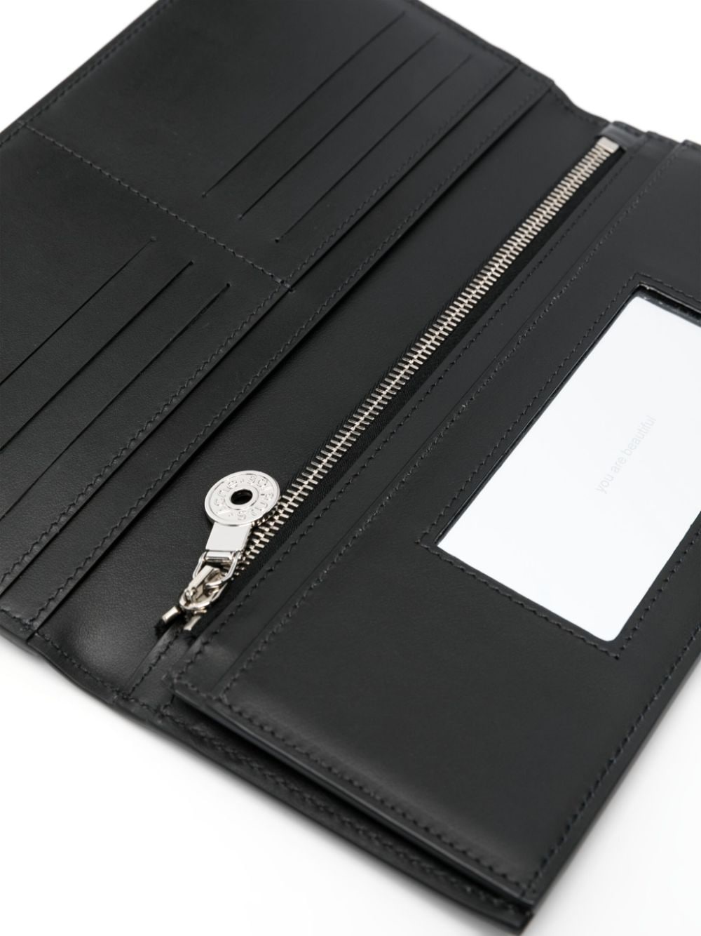 logo-jacquard bi-fold wallet - 3