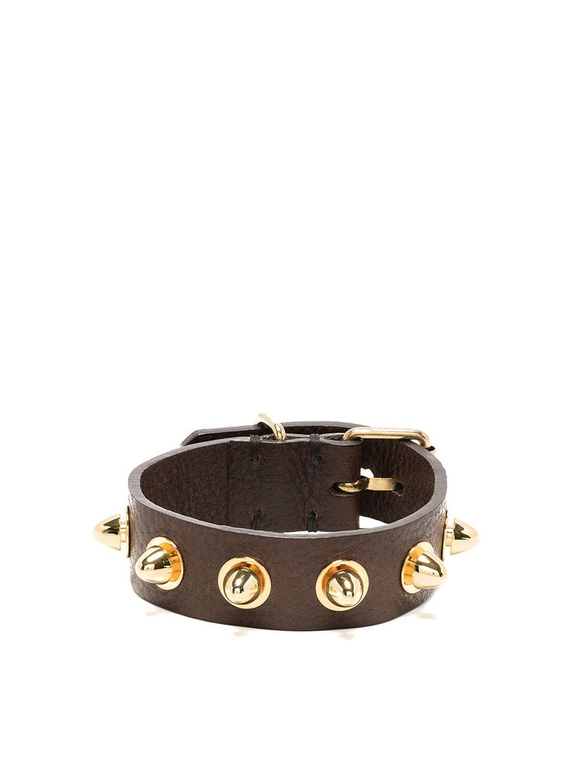 stud-detail leather cuff 1