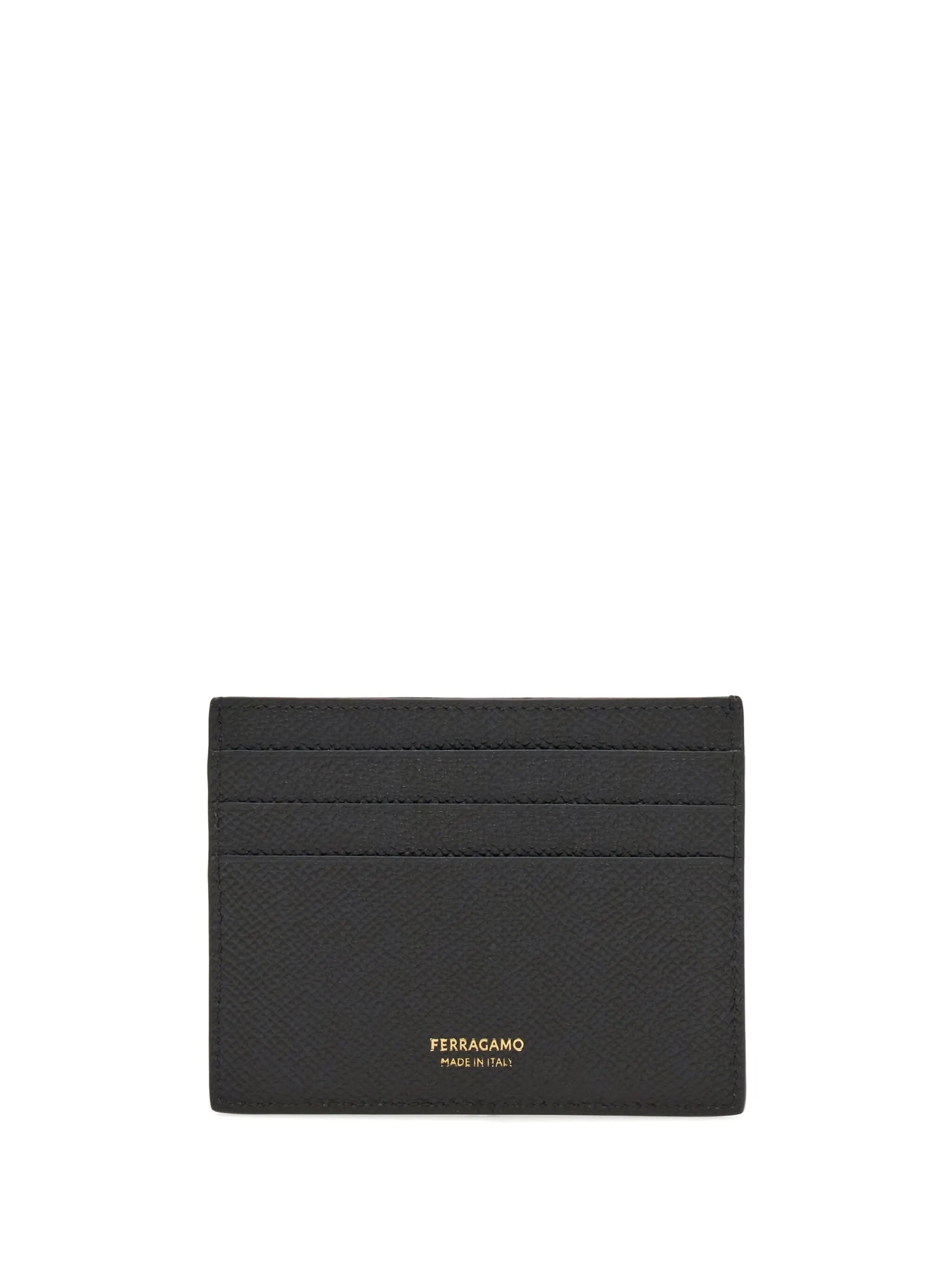 Gancini Leather Card Holder - 3