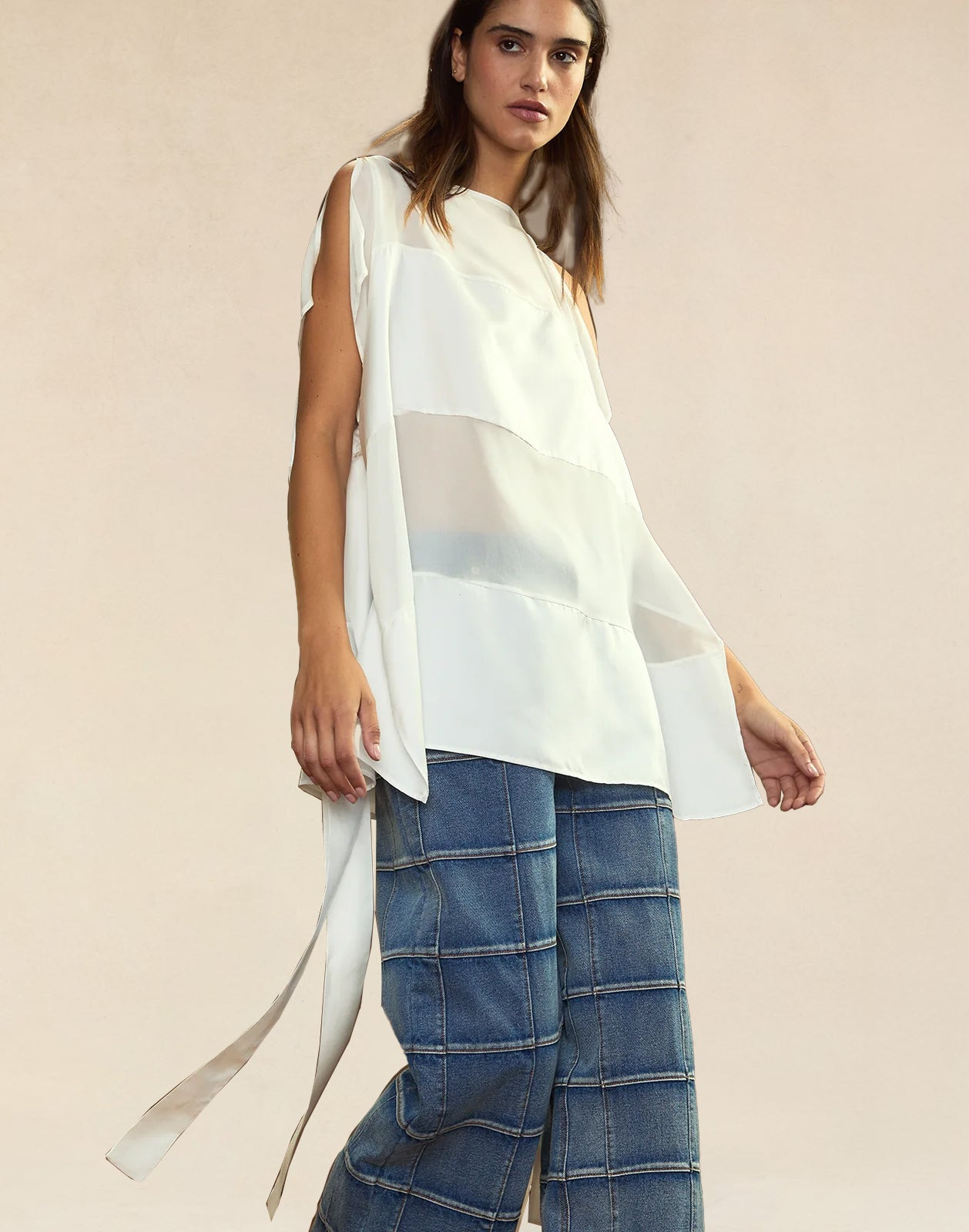 Windswept Silk Blouse - 1