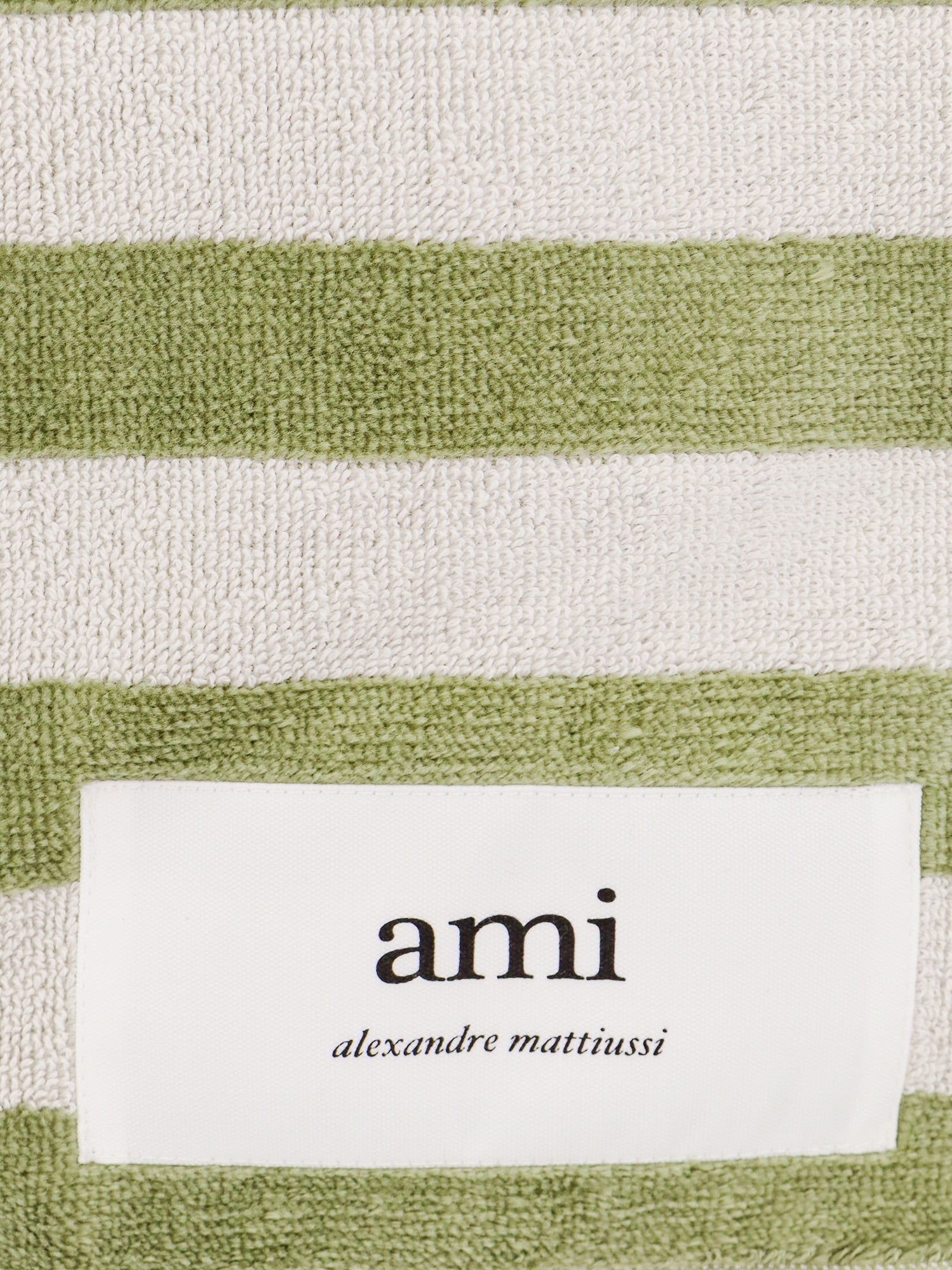Ami Paris Man Beach Towel Man Green Beach Towels - 3