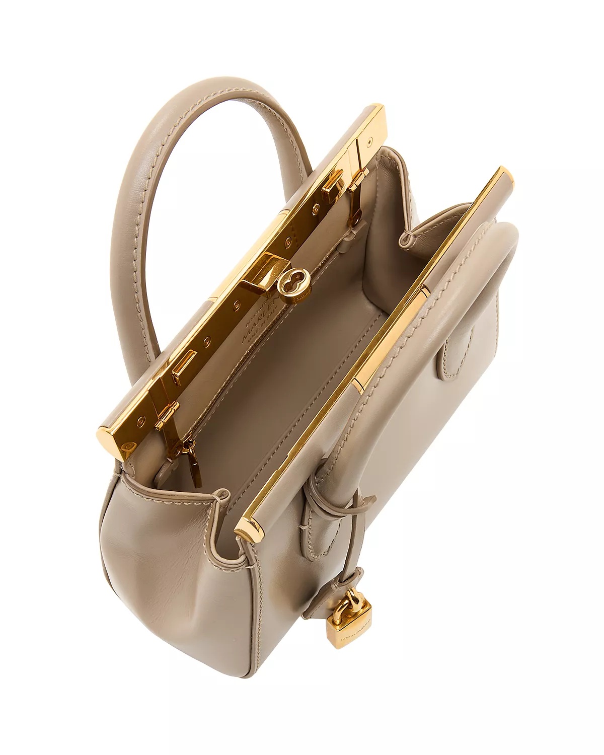 Leather Top Handle Bag - 3