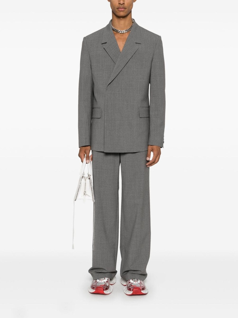 MSGM logo-patch blazer outlook