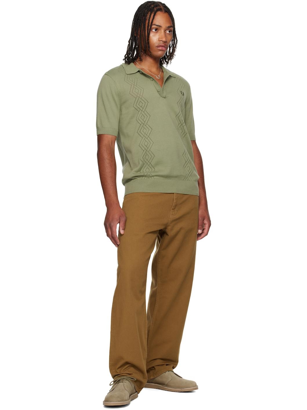 Khaki Linden Suede Derbys - 5