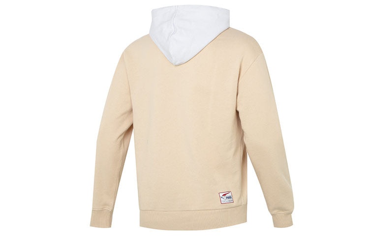 PUMA Team Badge Hoodie 'Beige' 677377-67 - 2