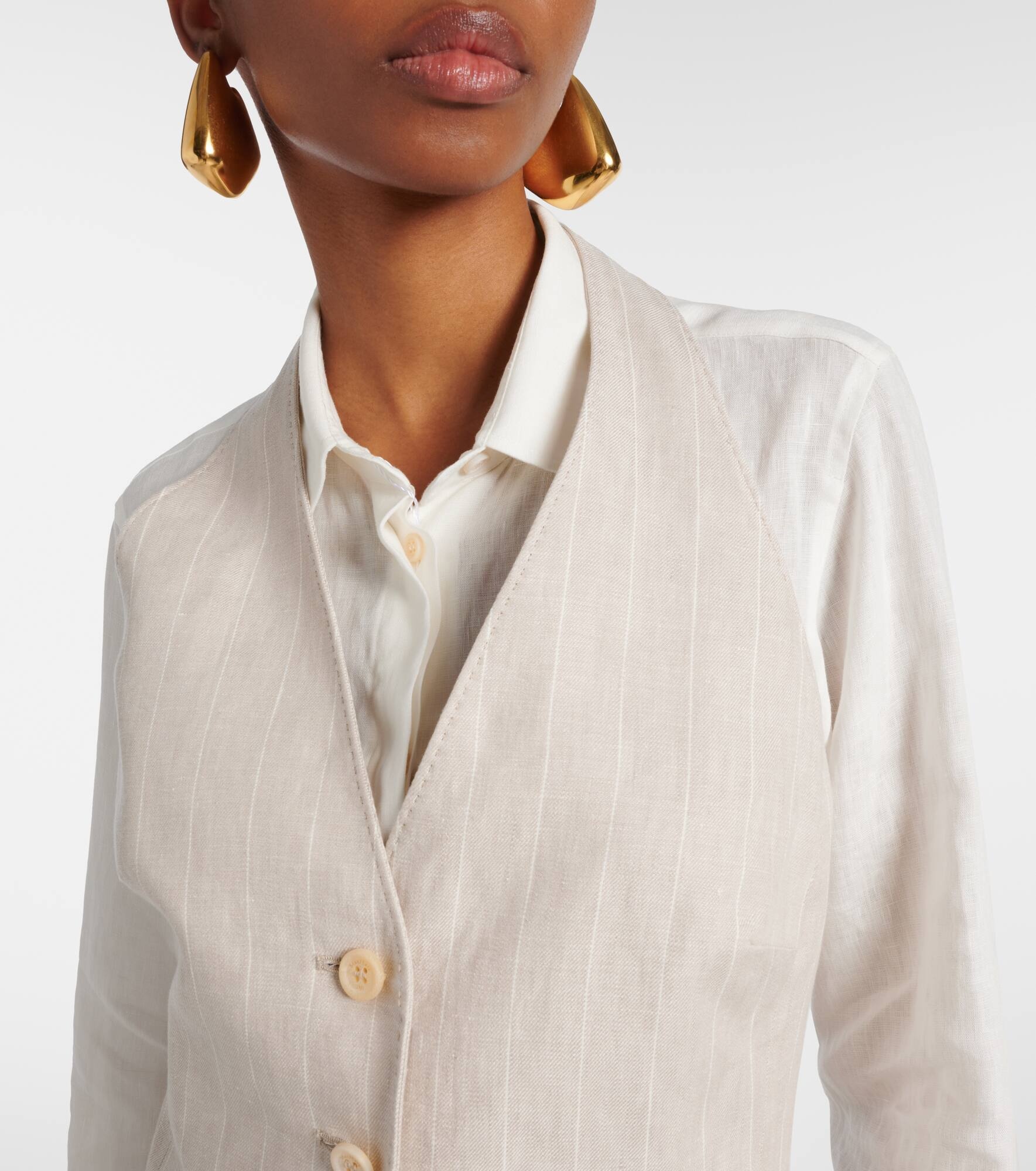 Sauro linen vest - 5