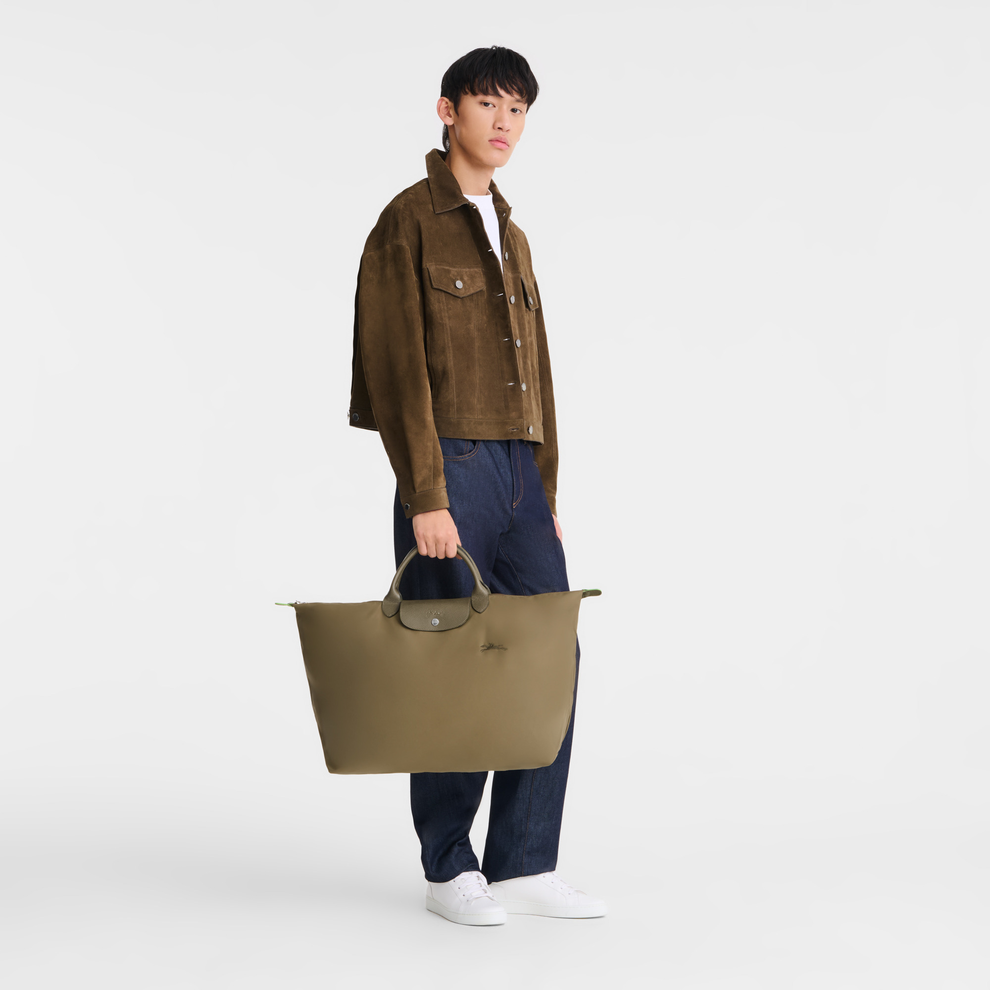 Le Pliage Green S Travel bag Artichoke - Recycled canvas - 2