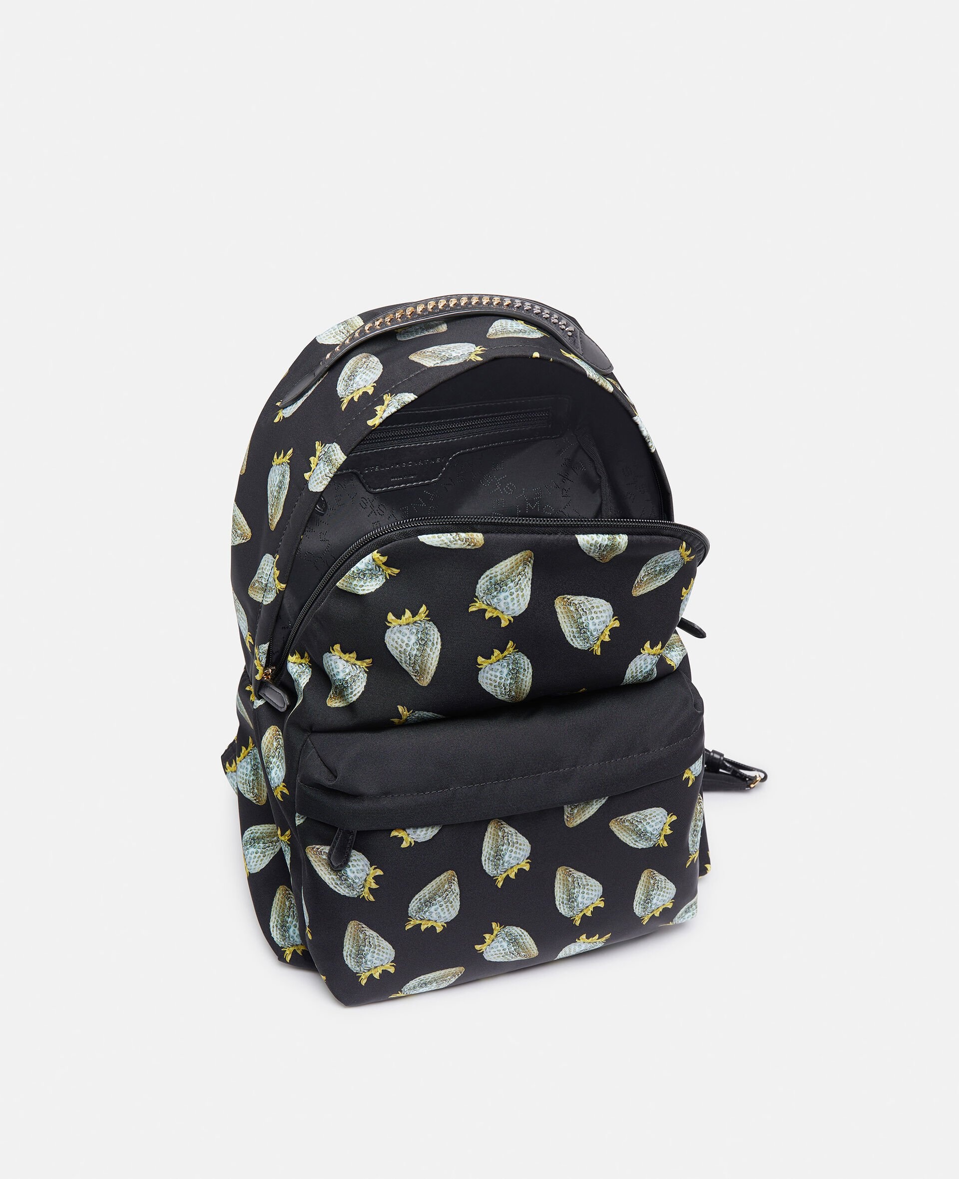 Strawberry-Print Regenerated Nylon Rucksack - 4